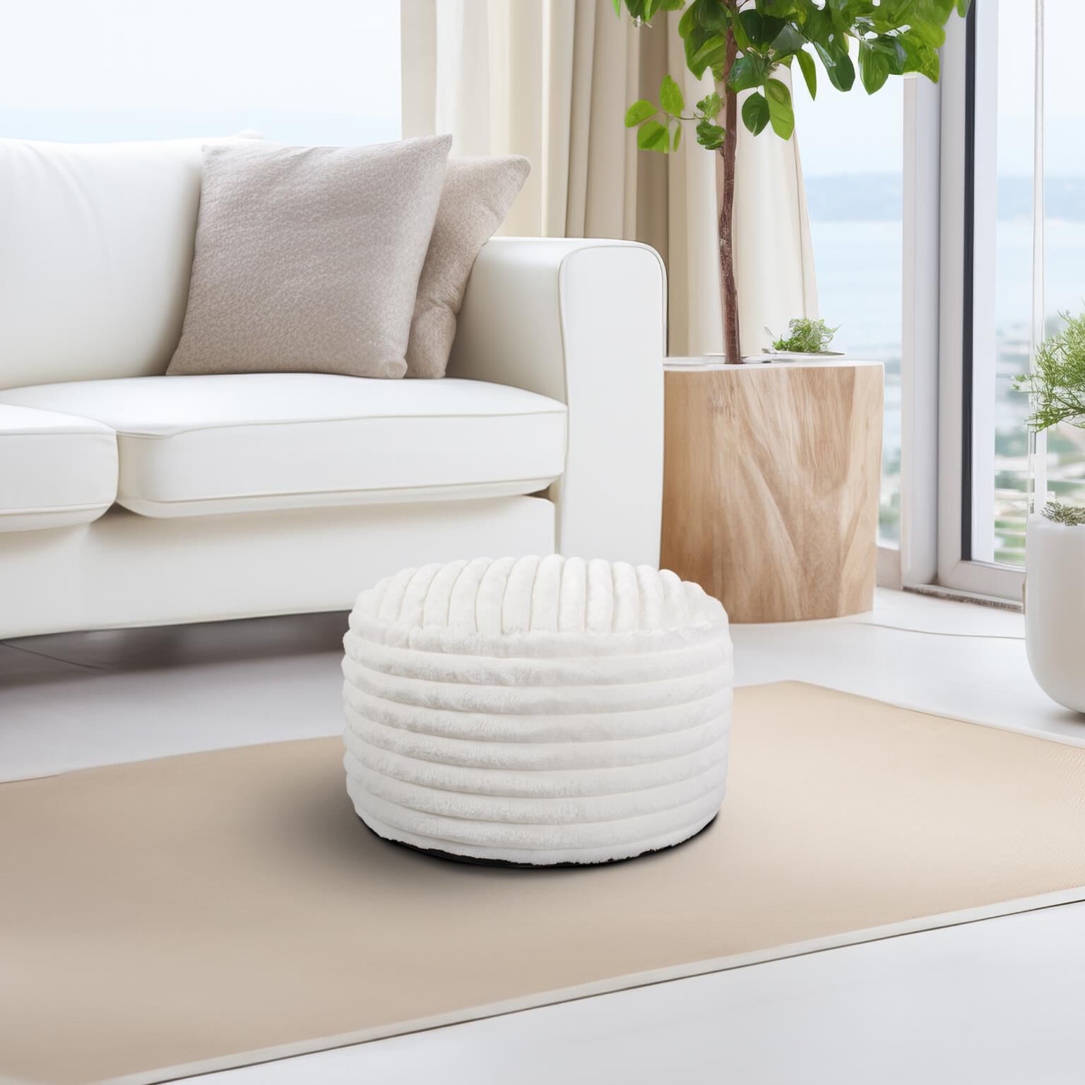 The Shar Pei Pouf Ottoman by Howard Elliott Collection