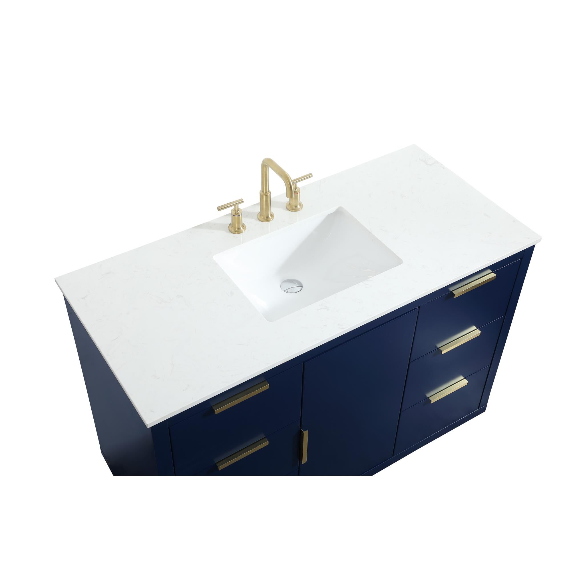 Shown in Blue finish