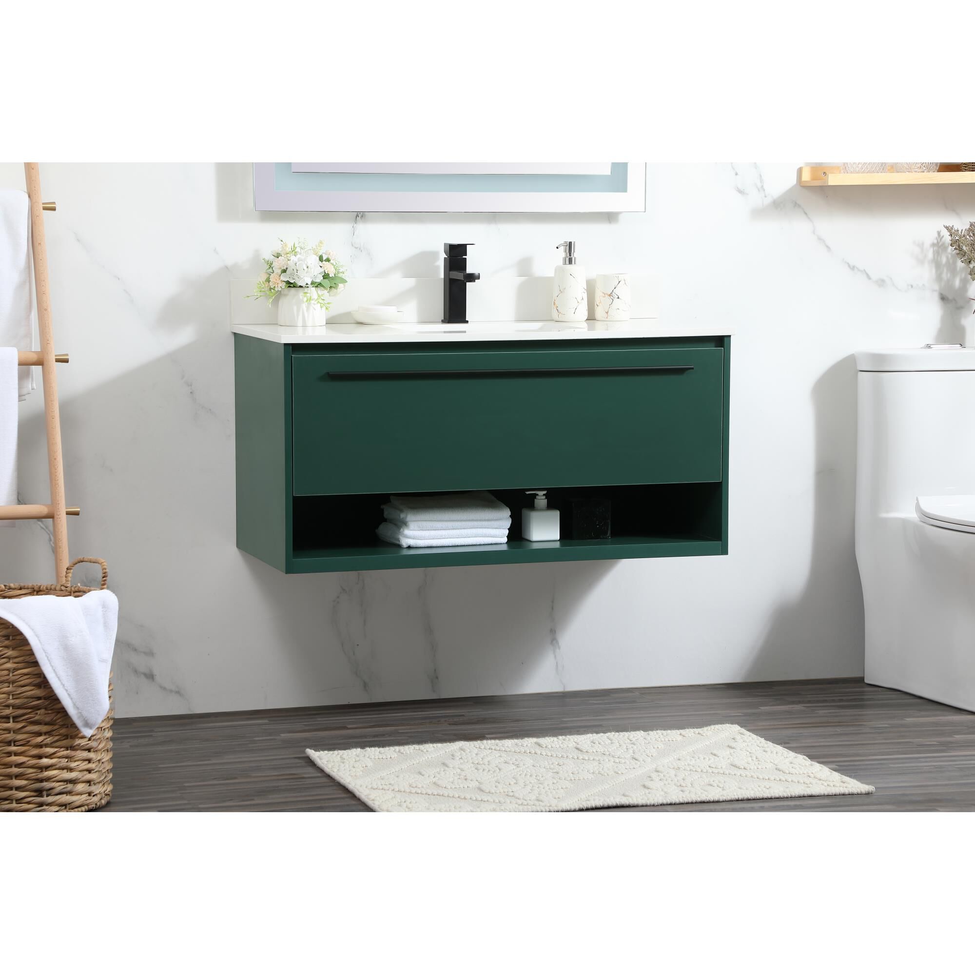 Shown in Green finish