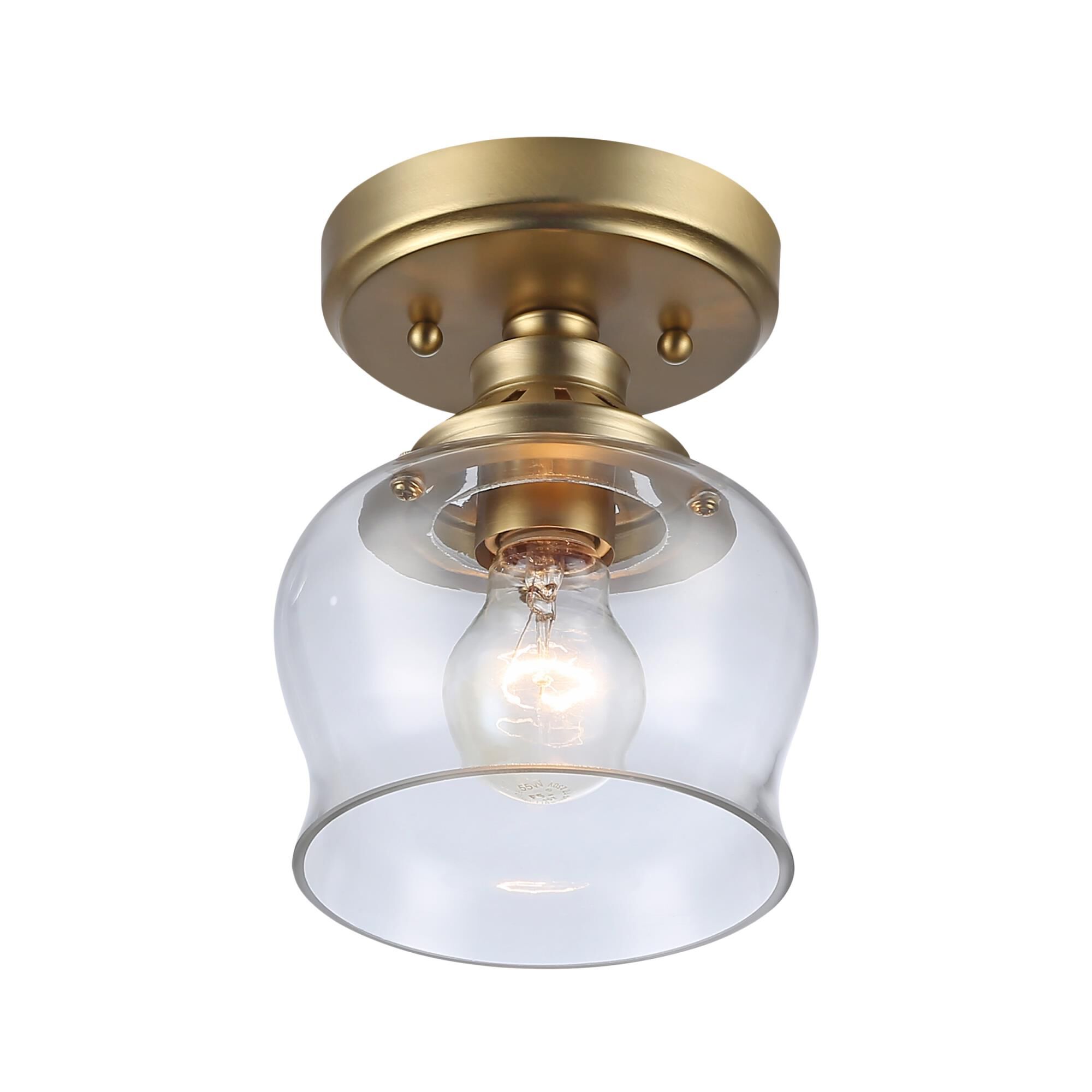 Daphne 6 Inch Semi Flush Mount by Golden Lighting
