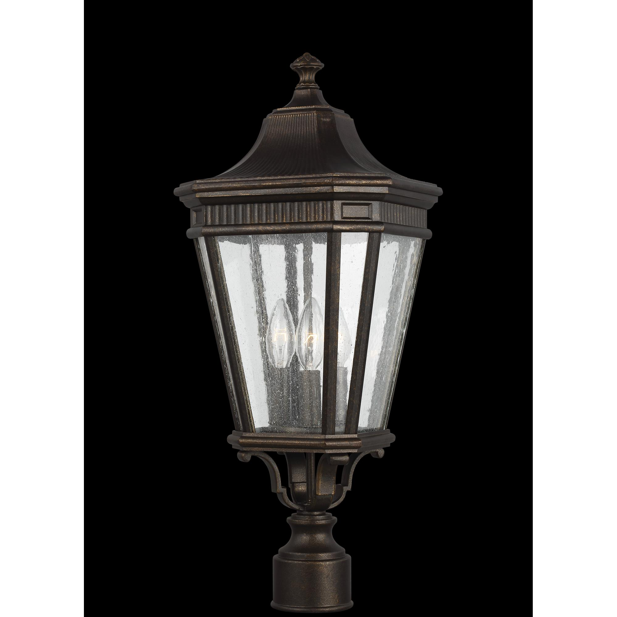 Cotswold Lane 22 Inch Tall 3 Light Outdoor Post Lamp by Generation Lighting