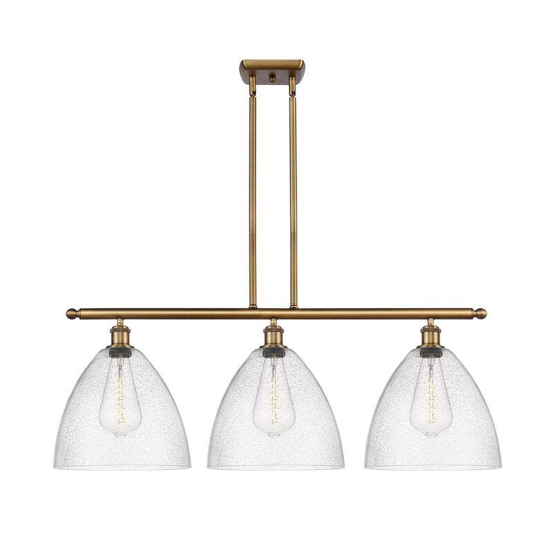 Bruno Marashlian Ballston Dome 38 Inch 3 Light Linear Suspension Light by Innovations Lighting