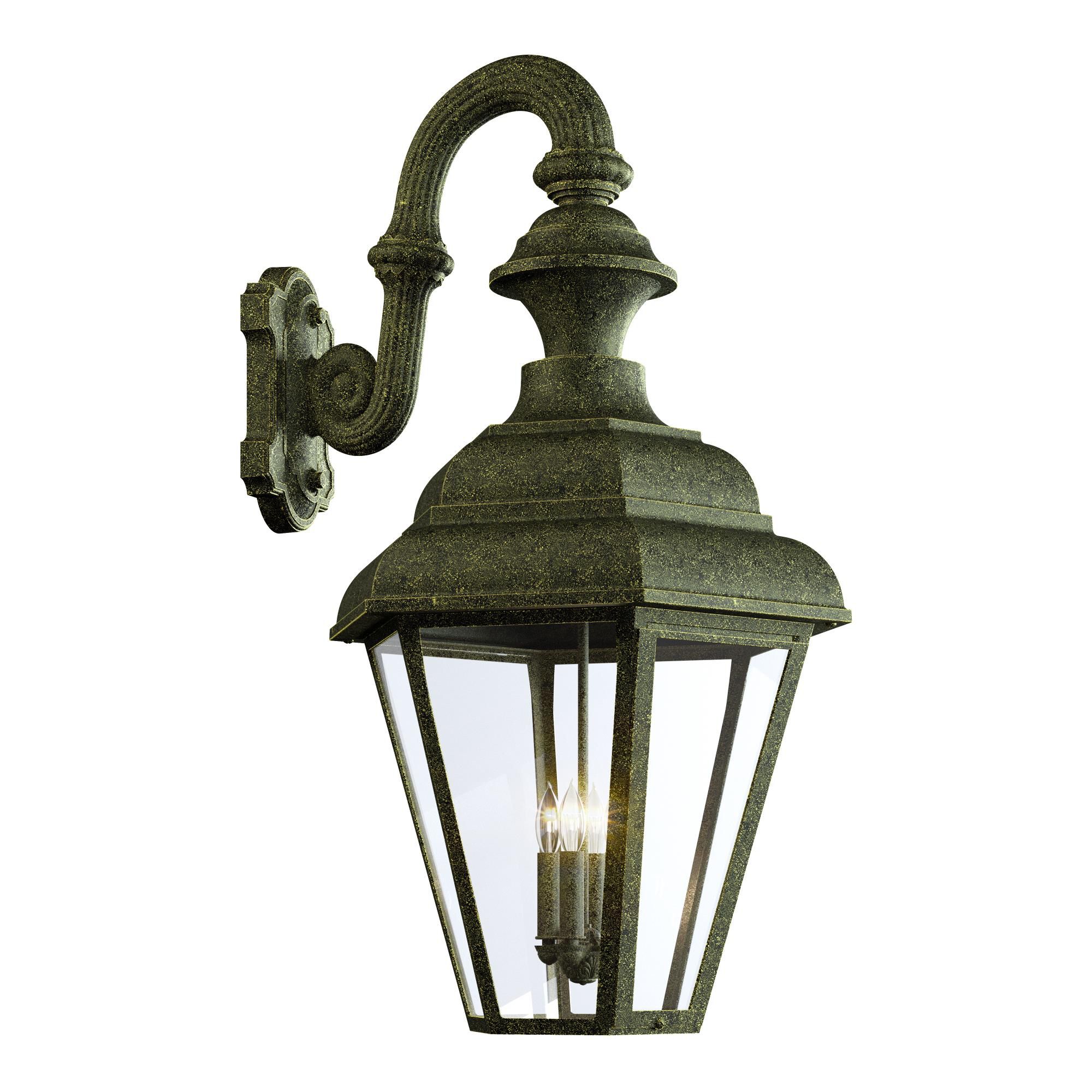 Jamestown 45 Inch Tall 4 Light Outdoor Wall Light by Hanover Lantern