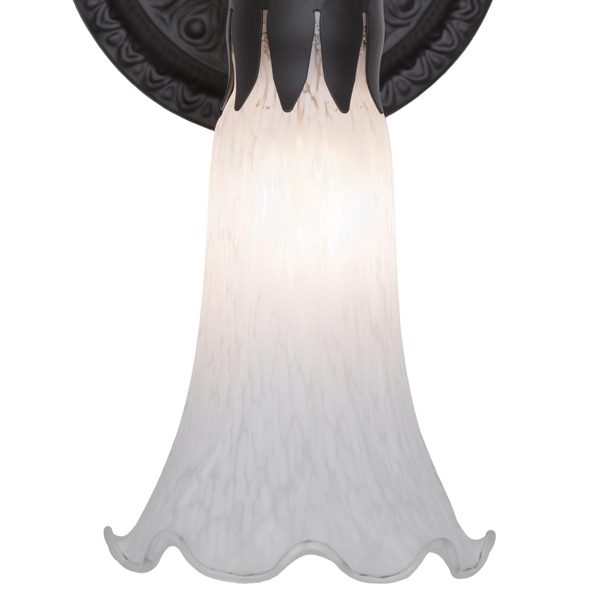 Meyda Lighting White 10 Inch Wall Sconce