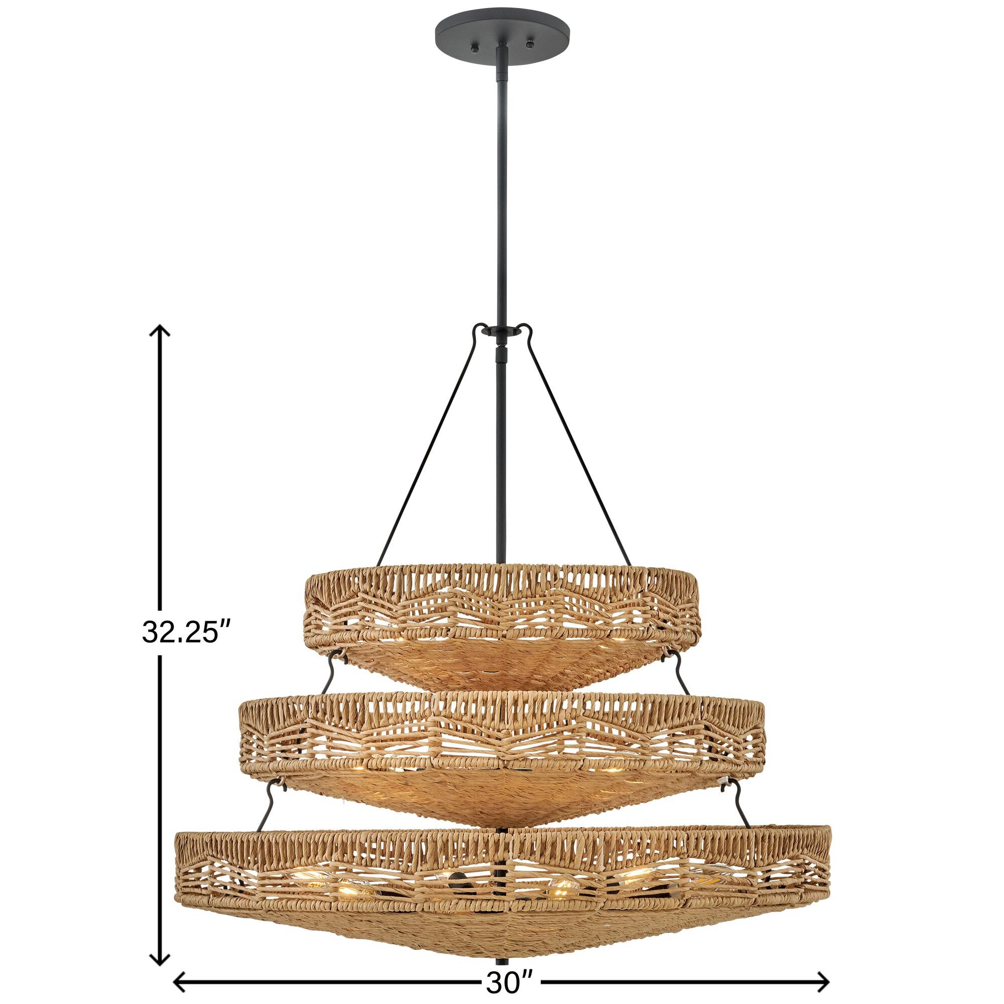 Lisa McDennon Ophelia 30 Inch 13 Light LED Chandelier by Hinkley Lighting