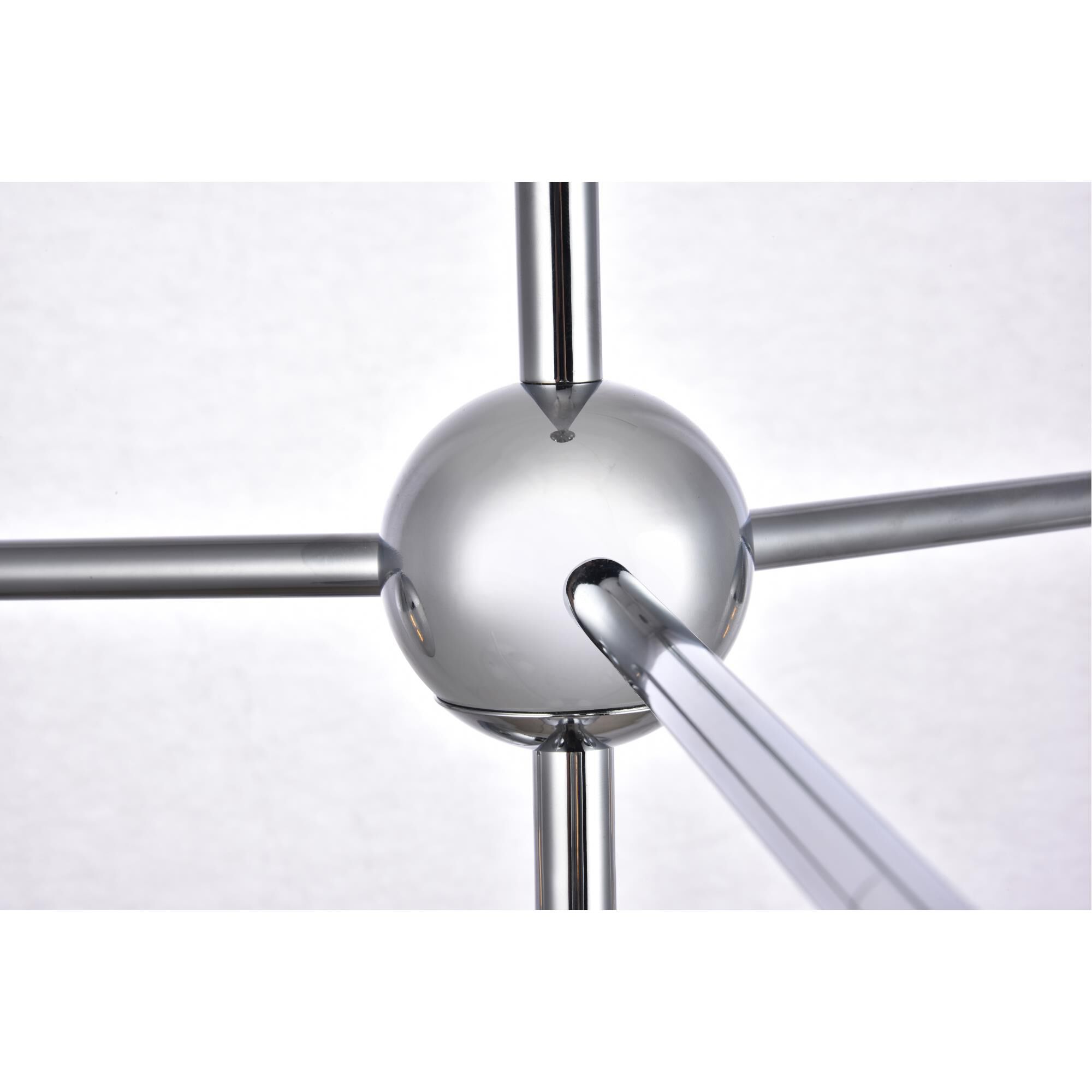 Shown in Chrome finish and Clear glass