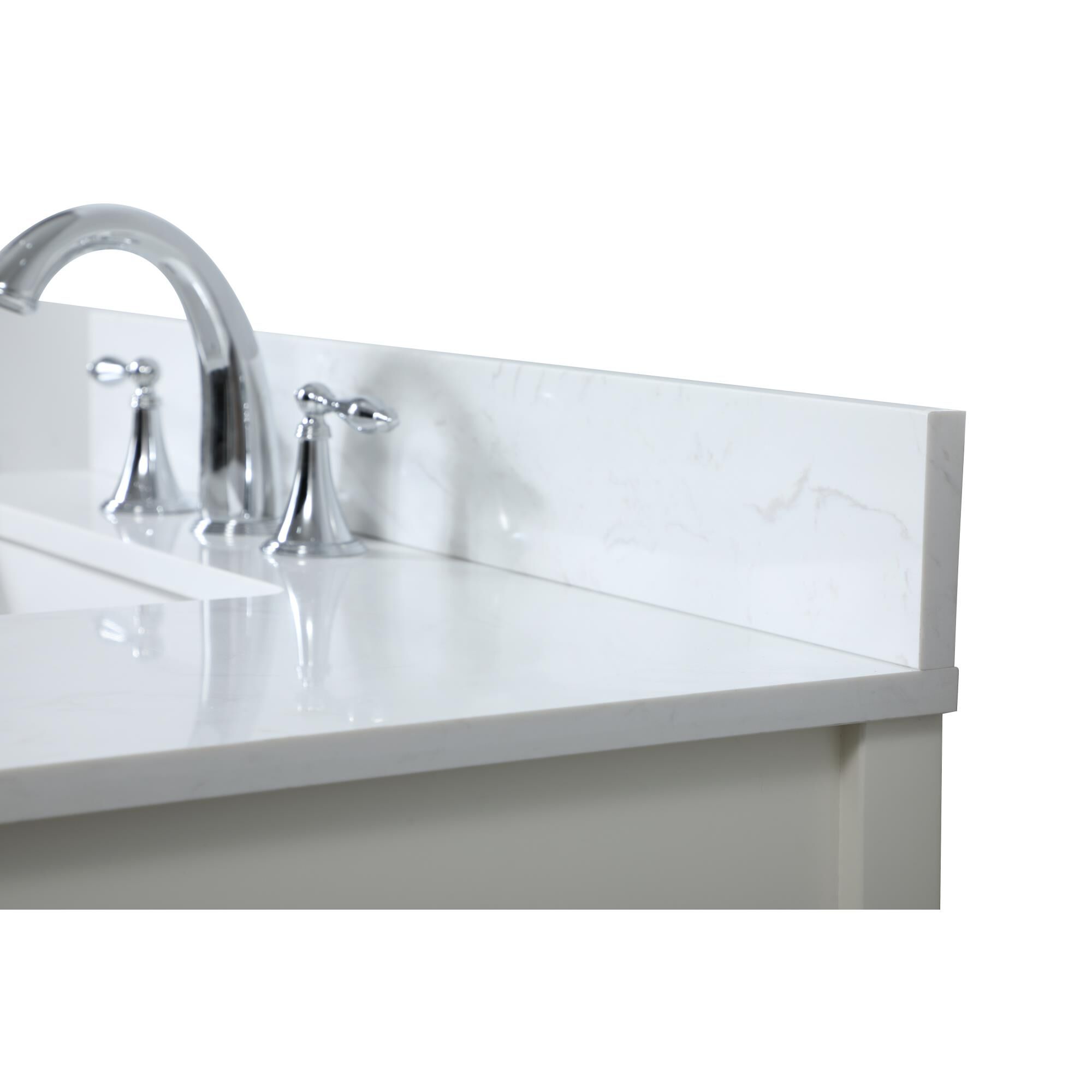 Shown in White finish