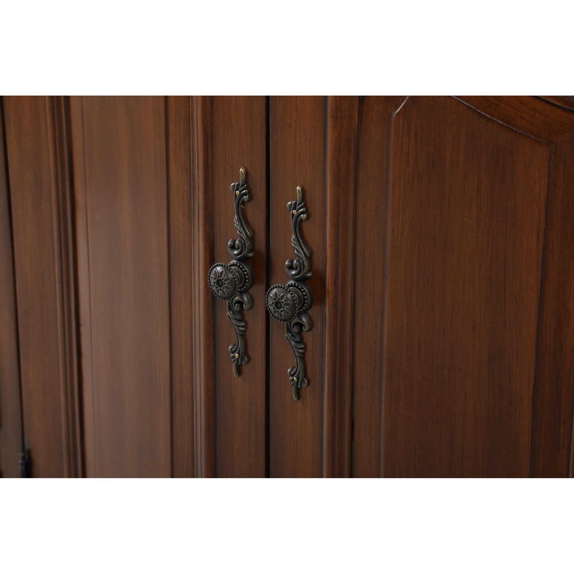 Shown in Teak finish