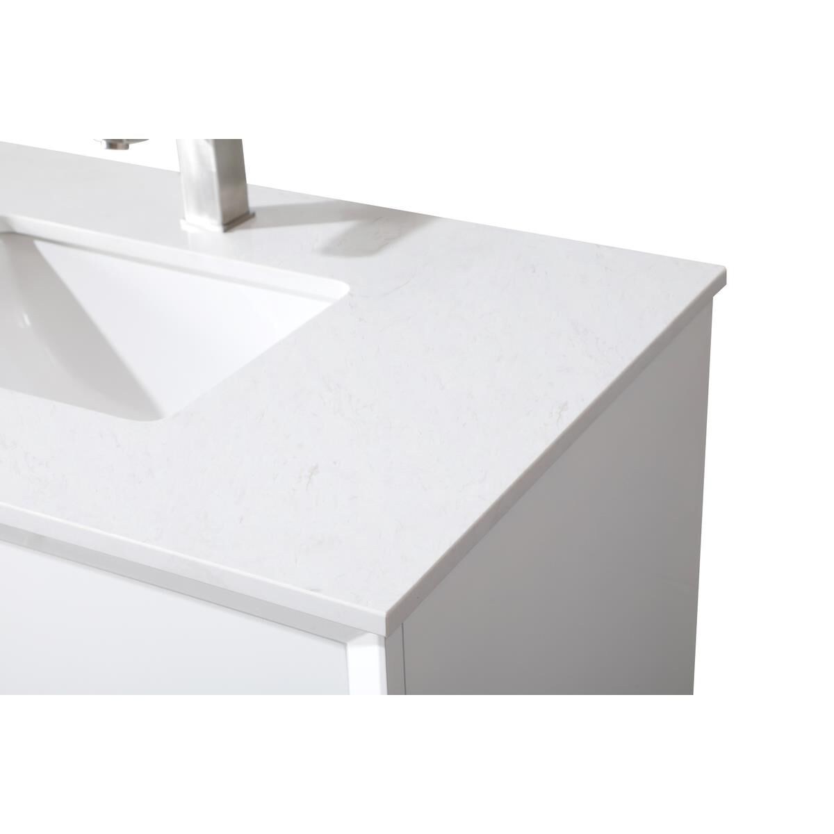 Shown in White finish