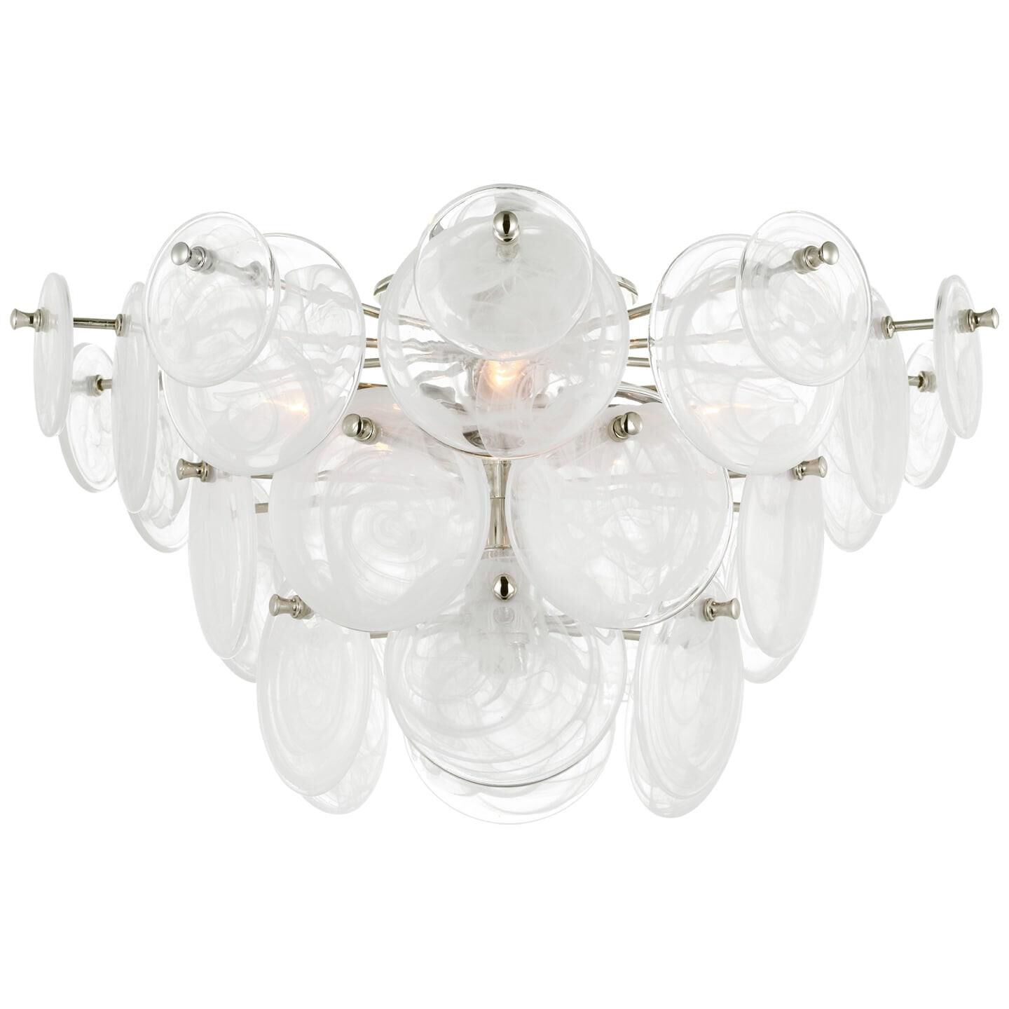 AERIN Loire 22 Inch 5 Light LED Semi Flush Mount by Visual Comfort Signature Collection