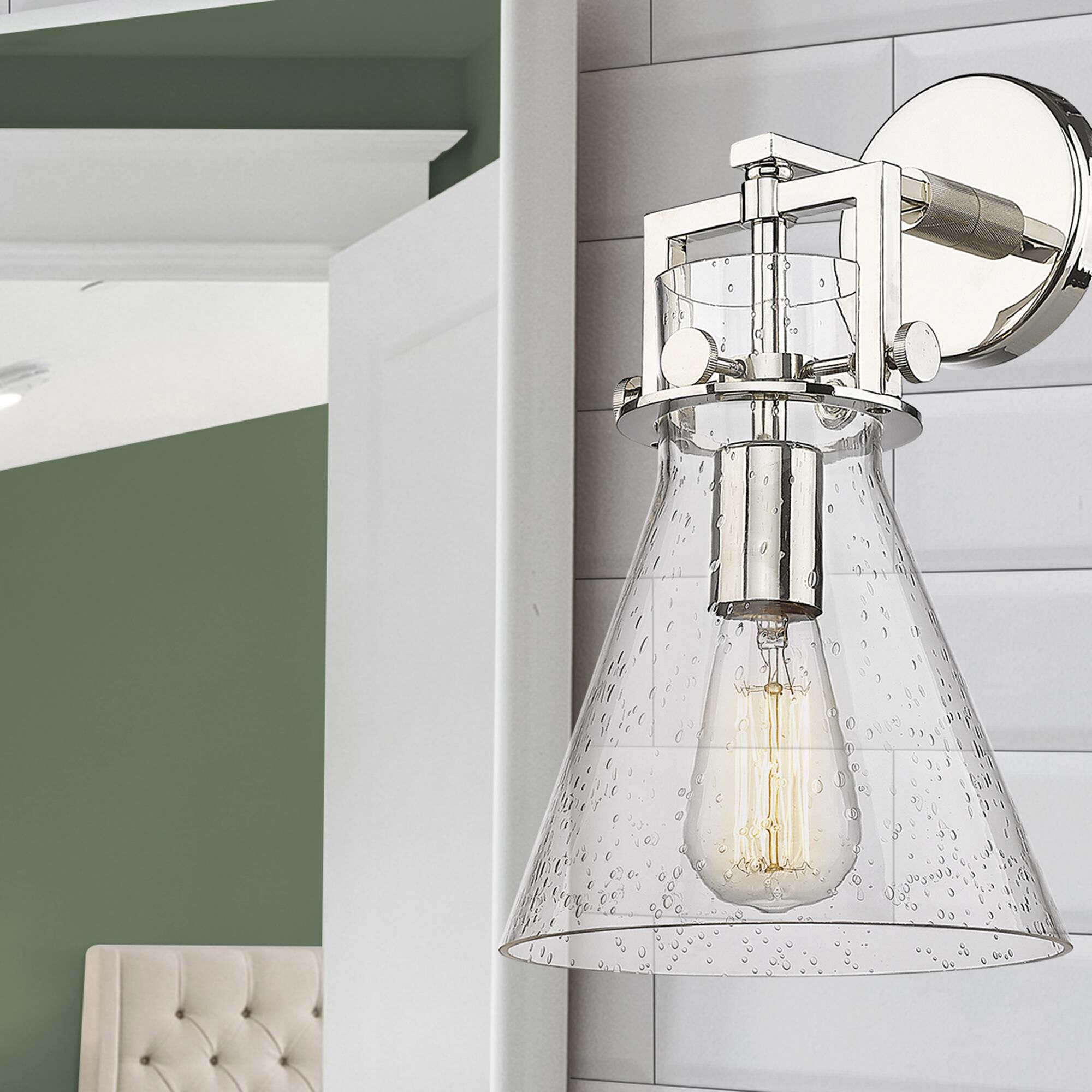 Bruno Marashlian Newton Cone 14 Inch Wall Sconce by Innovations Lighting