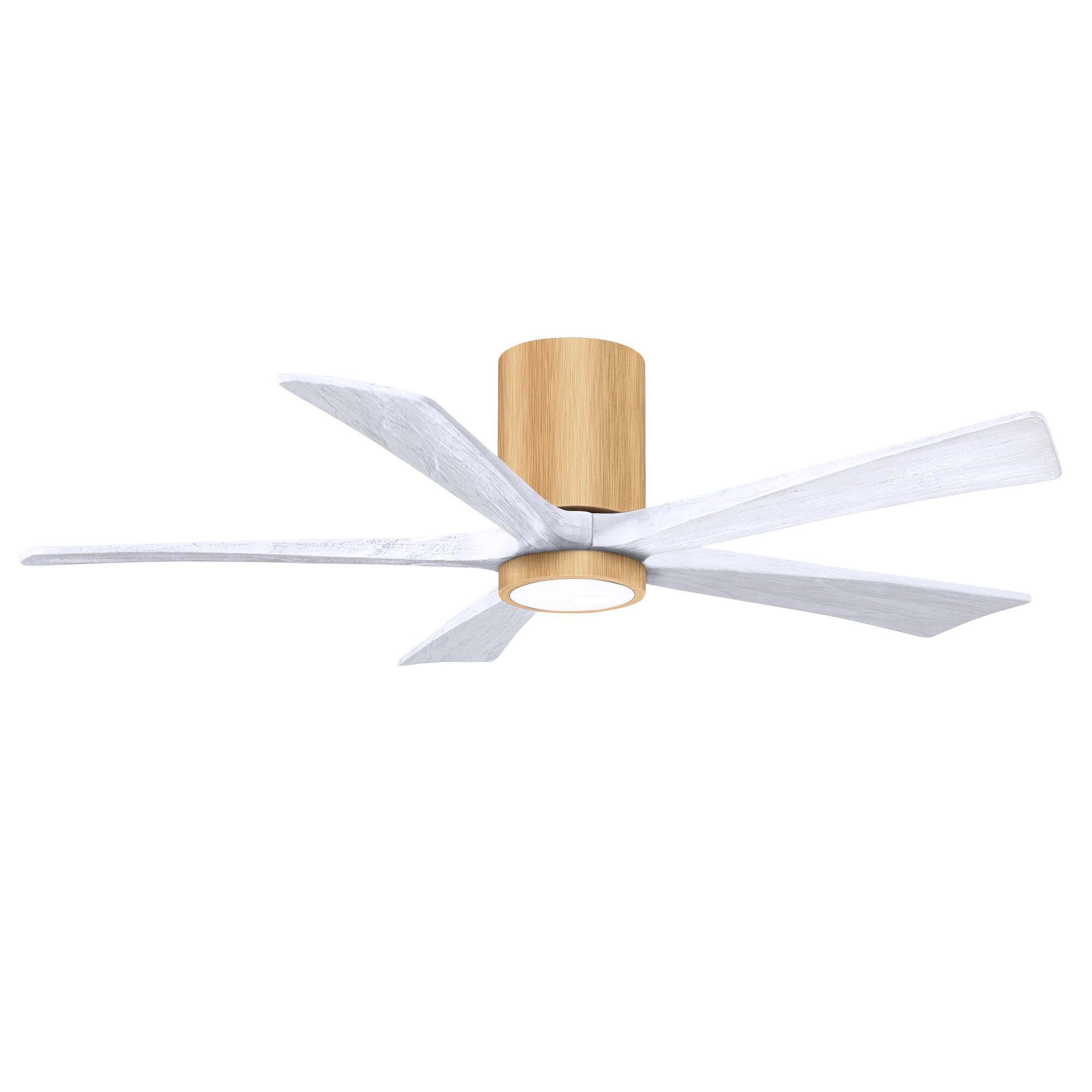 Irene 52 Inch Flush Mount Fan with Light Kit by Matthews Fan Company