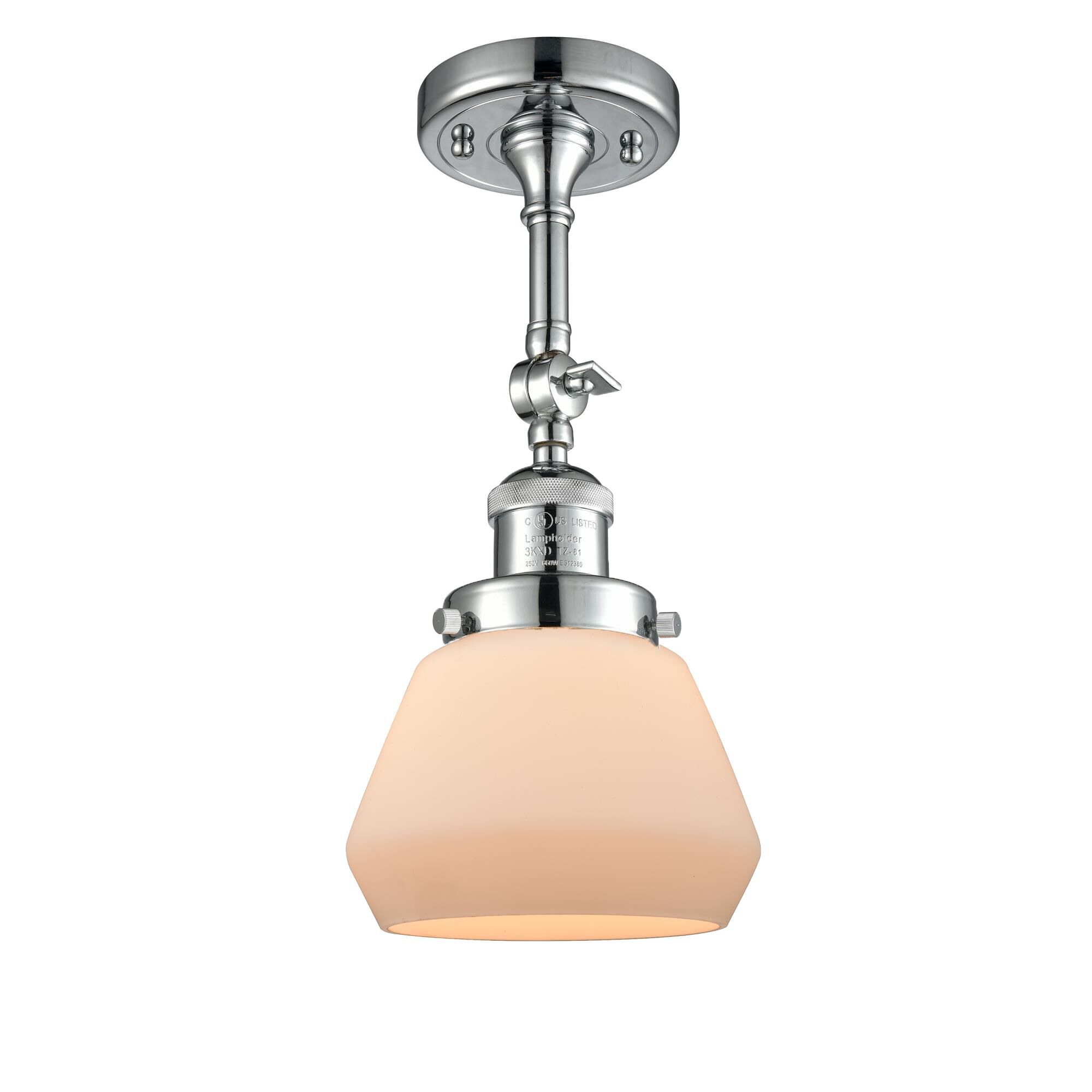 Bruno Marashlian Fulton 7 Inch 1 Light Semi Flush Mount by Innovations Lighting