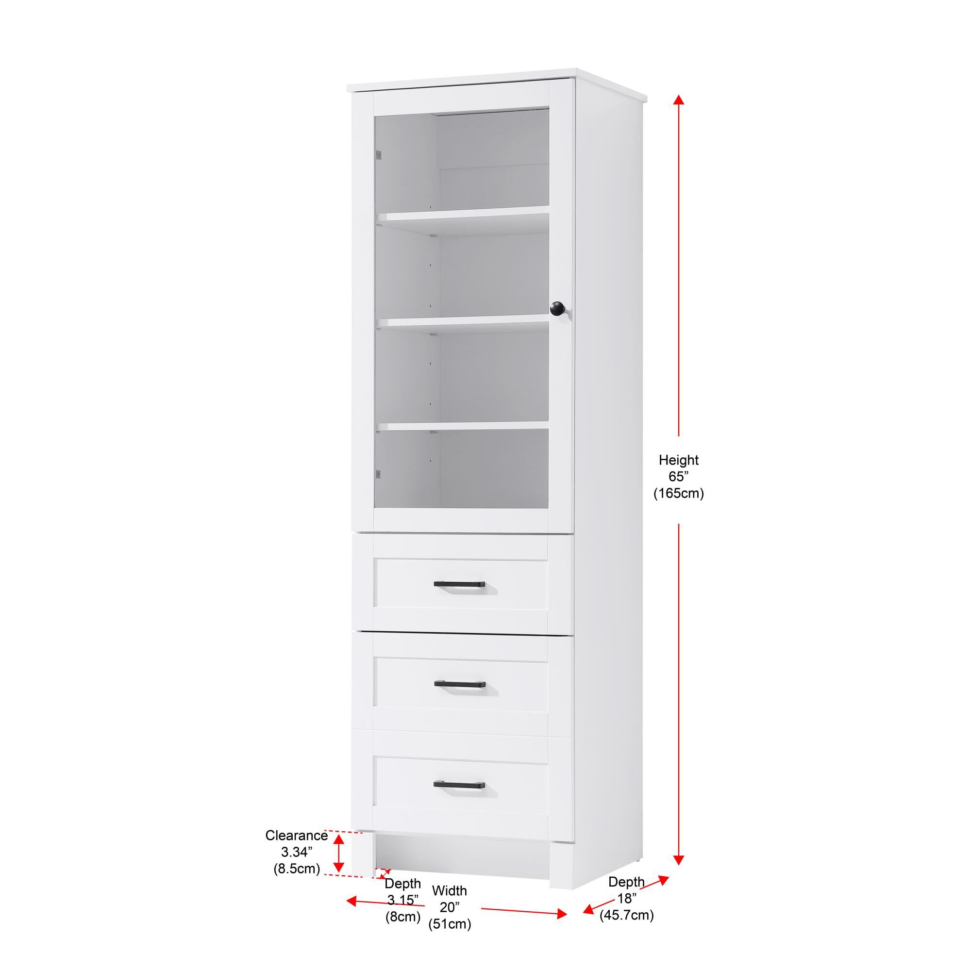 Soma 65 Inch Storage Cabinet by Elegant Decor