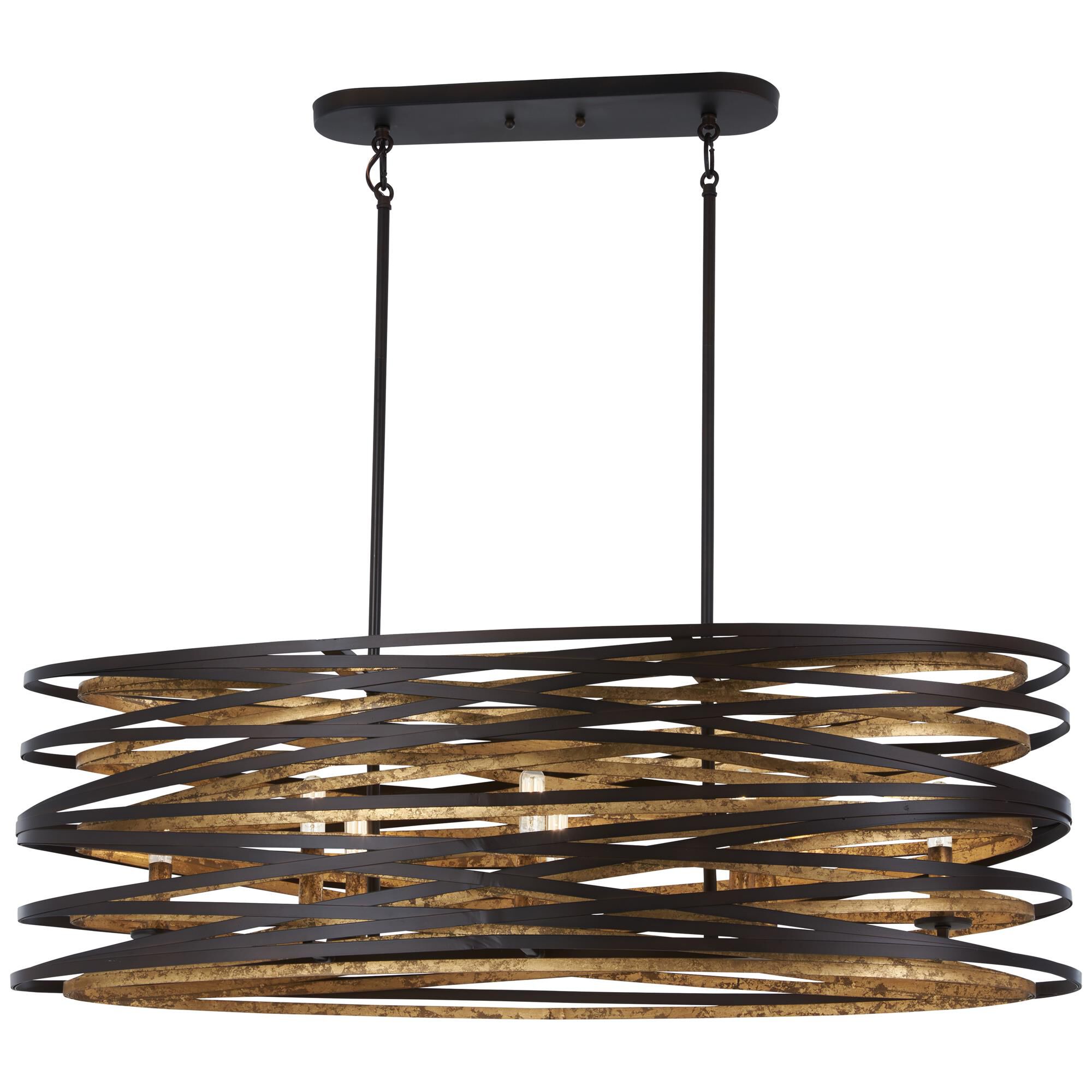 Shown in Dark Bronze W/Mosaic Gold Inte finish