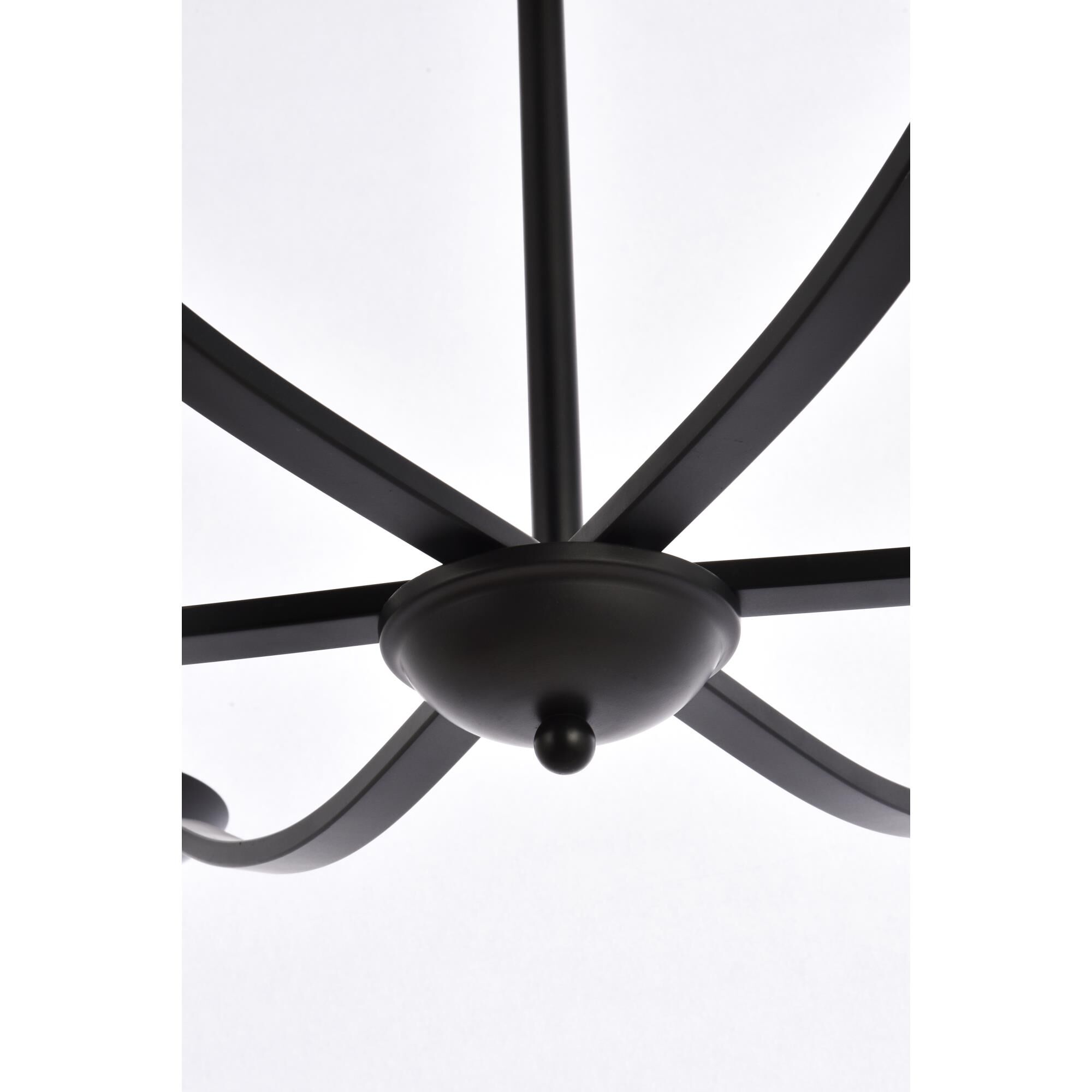 Trey 42 Inch 6 Light Chandelier by Elegant Lighting