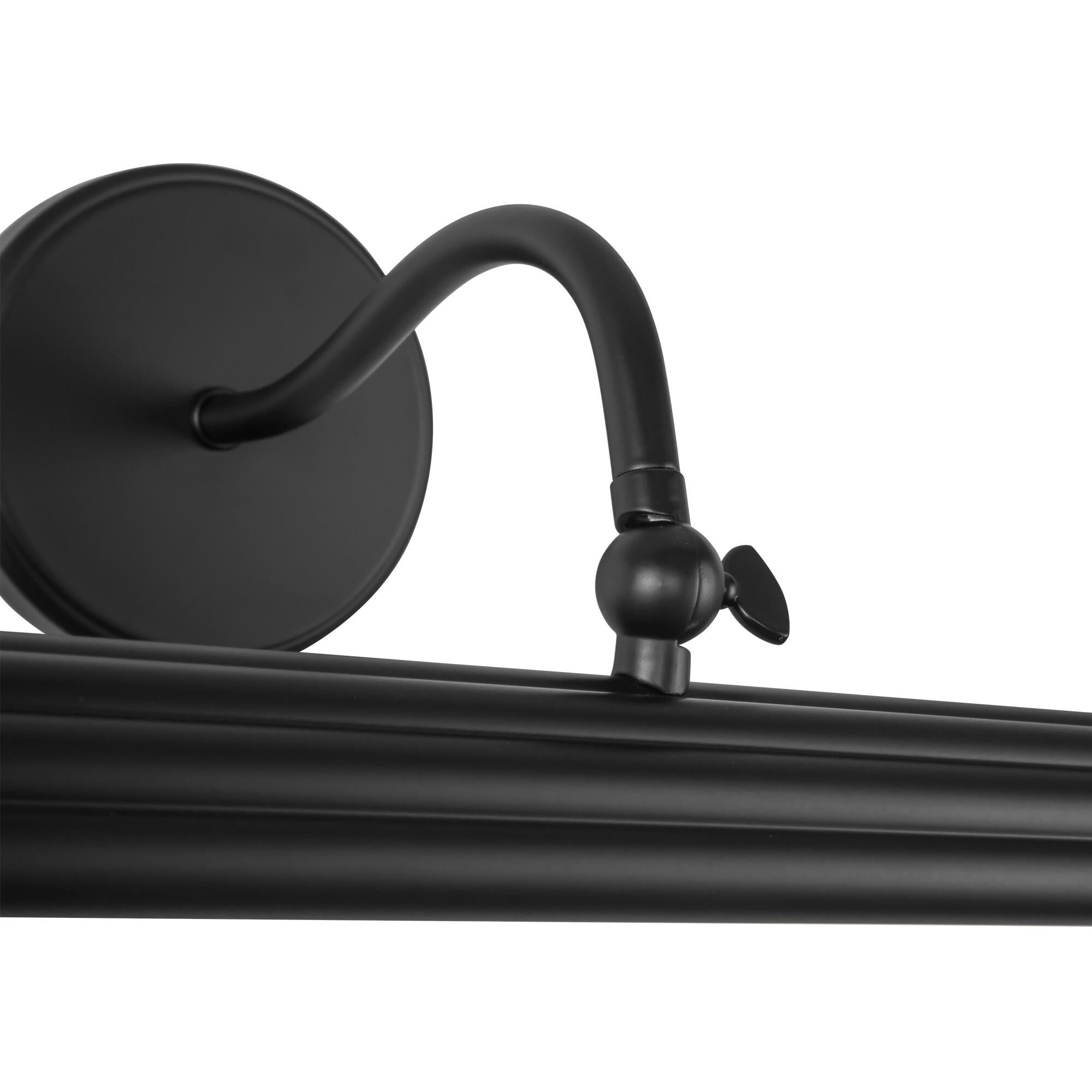 Shown in Matte Black finish and Frosted Acrylic Diffuser glass and Aluminum shade