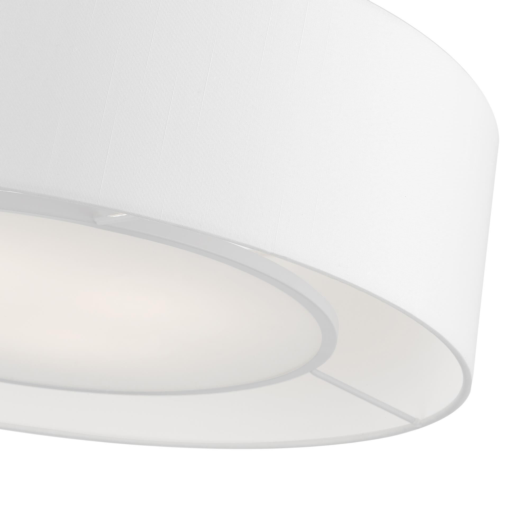 Gilmore 21 Inch 4 Light Semi Flush Mount by Livex Lighting