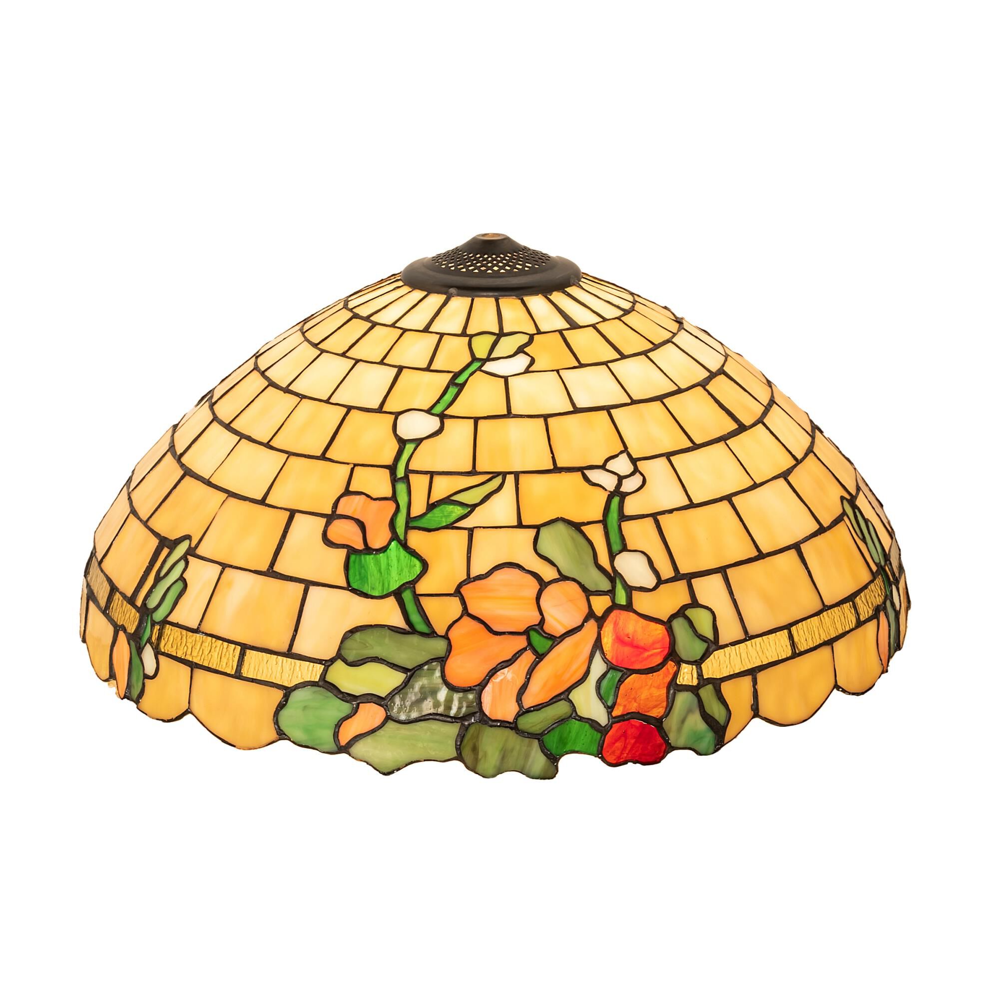 Shown with Ruby;Sunflower;Green;Beige glass