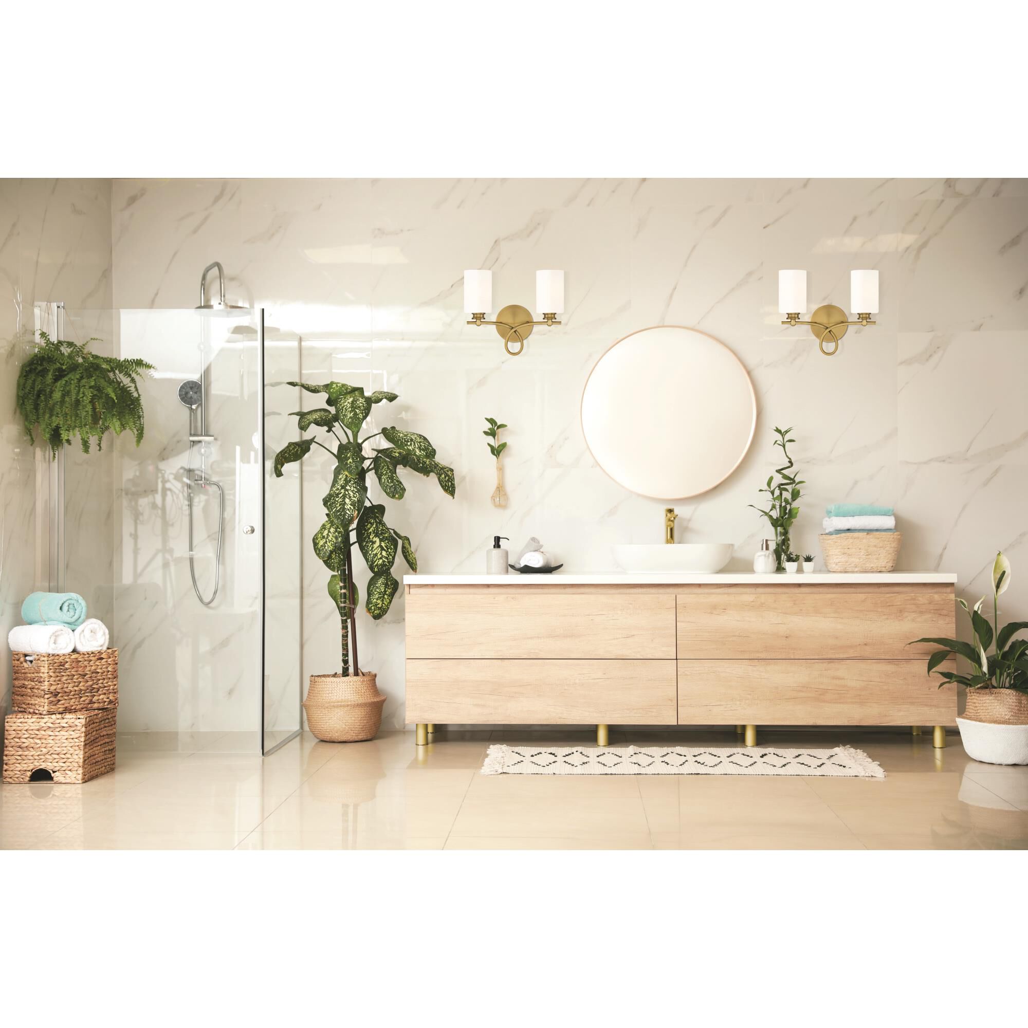 Woodbury 14 Inch 2 Light Bath Vanity Light by Savoy House