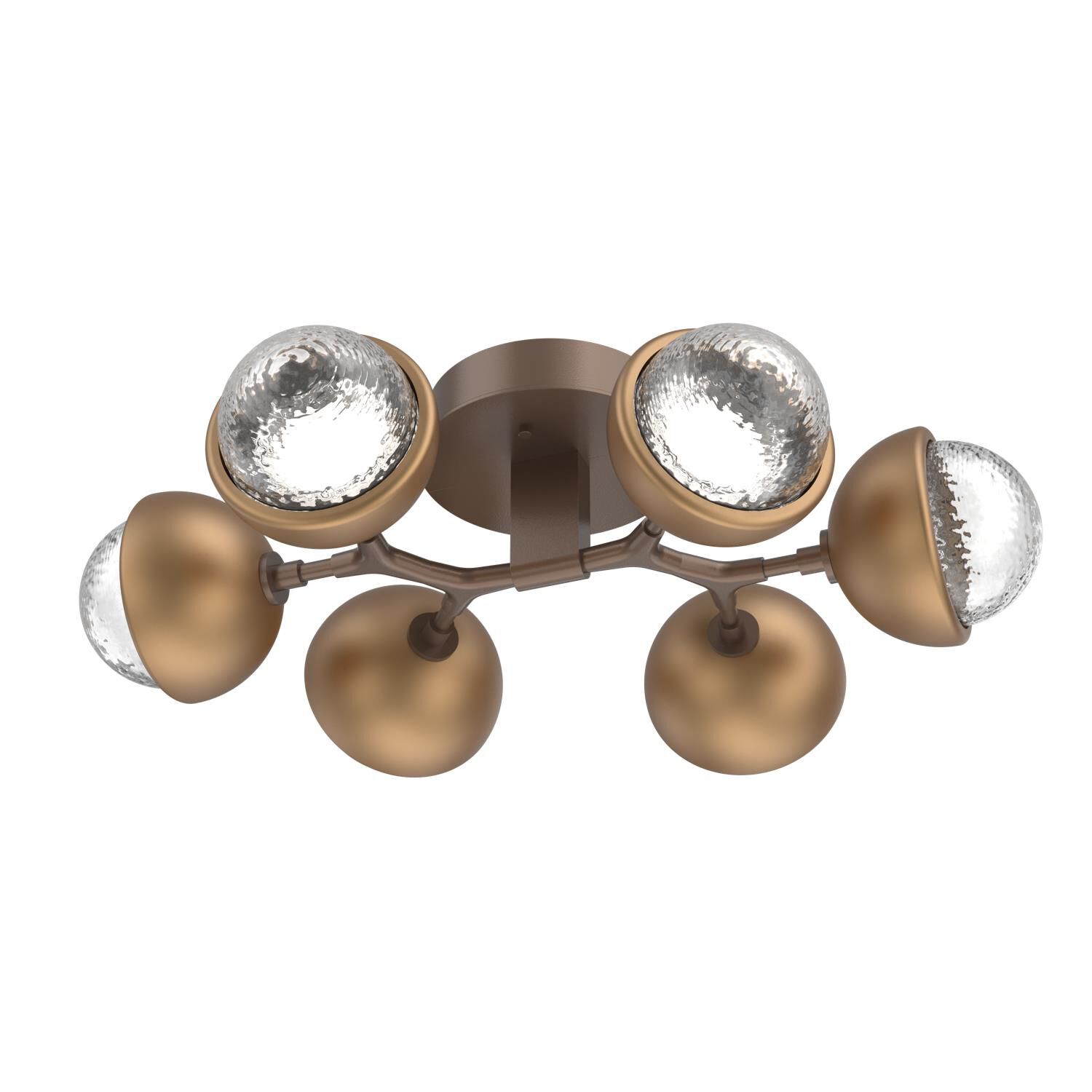 Levi Wilson Cabochon 27 Inch Flush Mount by Hammerton Studio