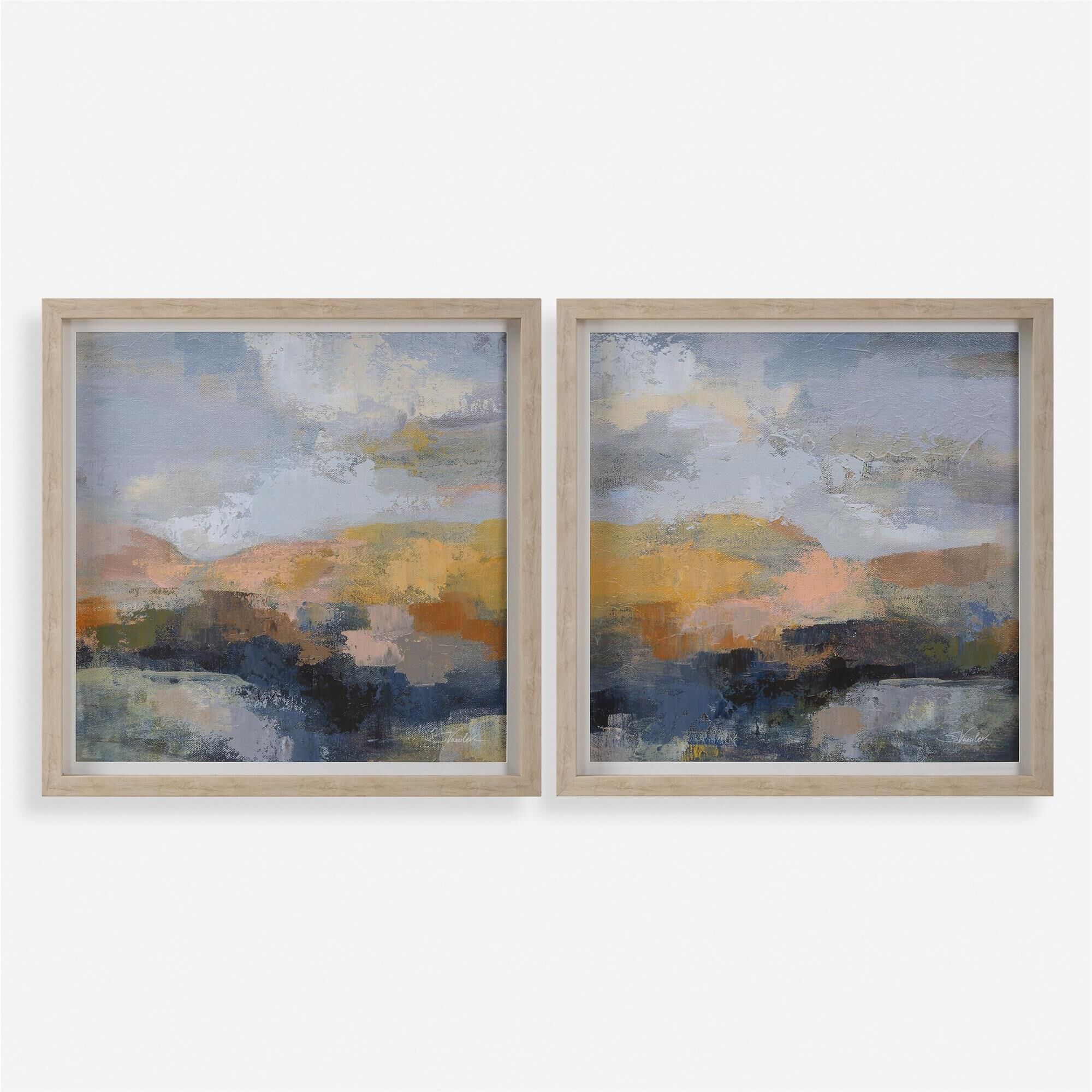 Shown in Natural Wood Grain Frame With White Linen Liner finish