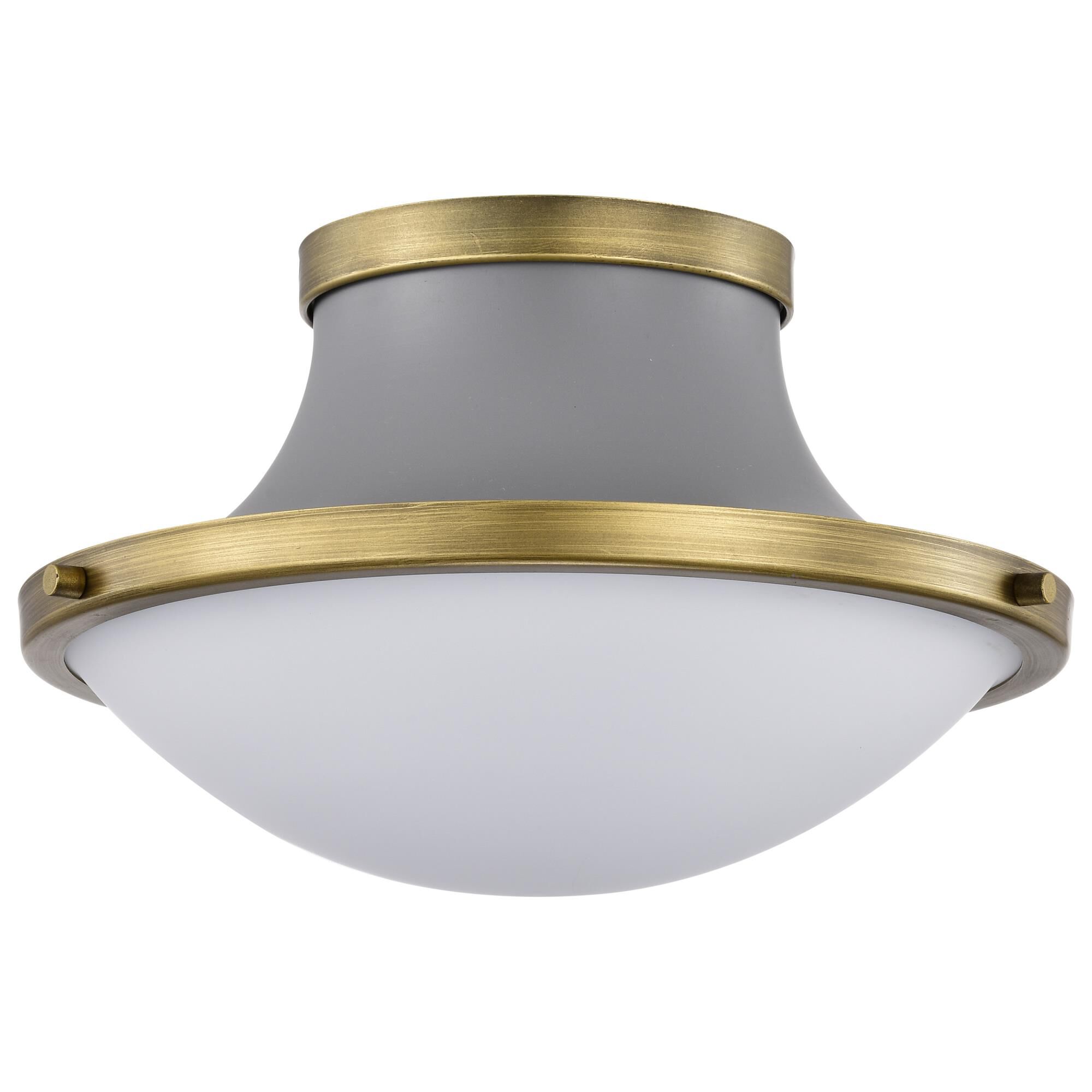 Lafayette 1 Light Semi Flush Light by Nuvo Lighting