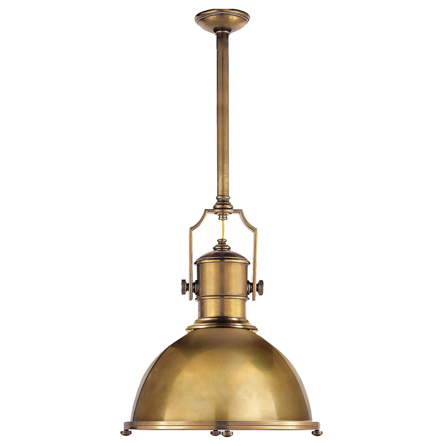 Visual Comfort Signature Collection Chapman & Myers Country Industrial 19 Inch Large Pendant
