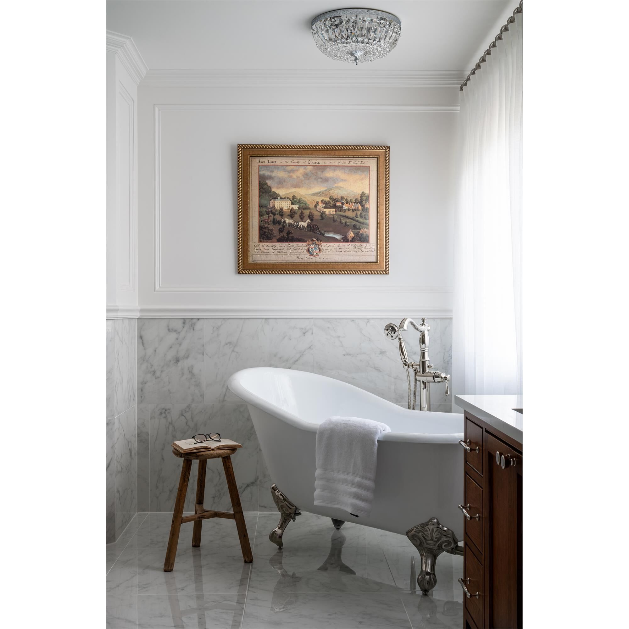 Ceiling 12 Inch 3 Light Semi Flush Mount,