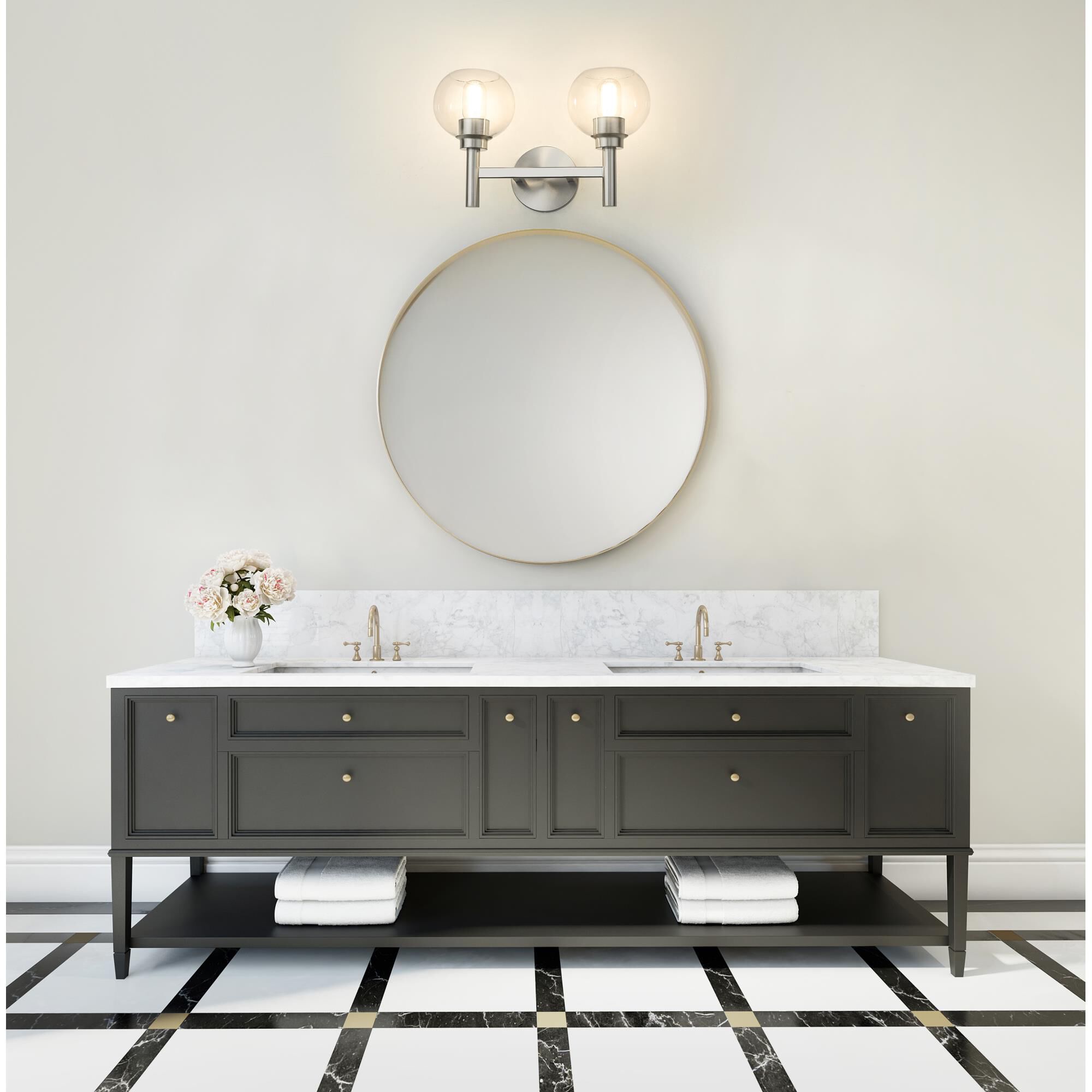 Sutton 15 Inch 2 Light Bath Vanity Light by Z-Lite