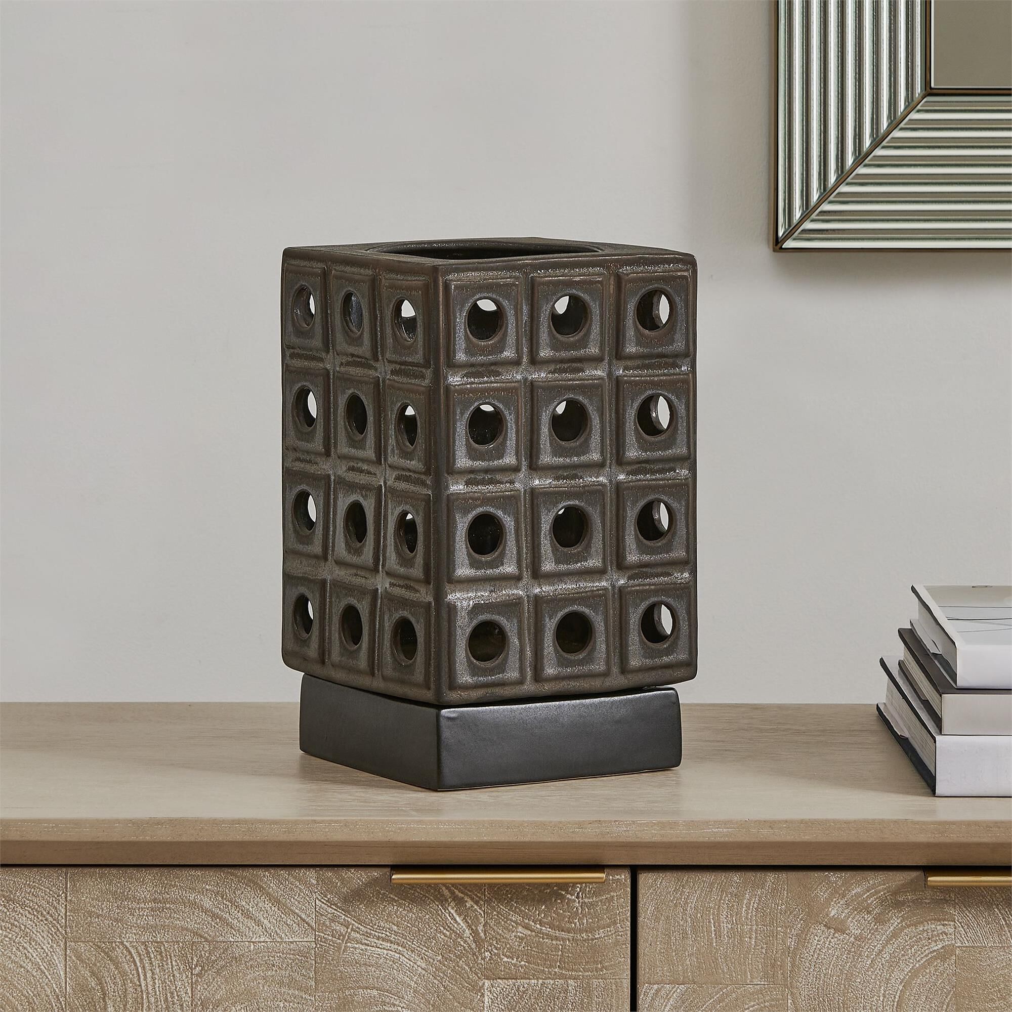 Osvaldo Mendoza Lattice Candle Holder by Uttermost