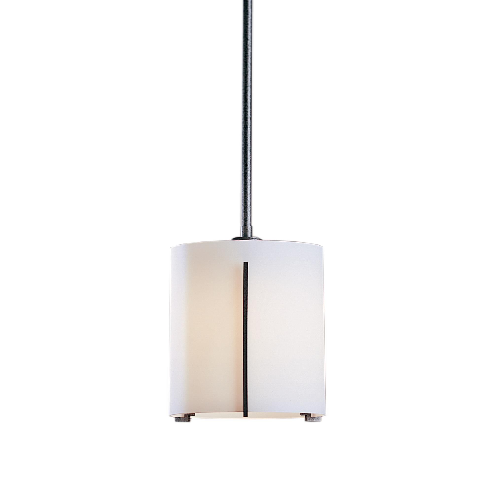 Shown in Natural Iron finish and Opal glass