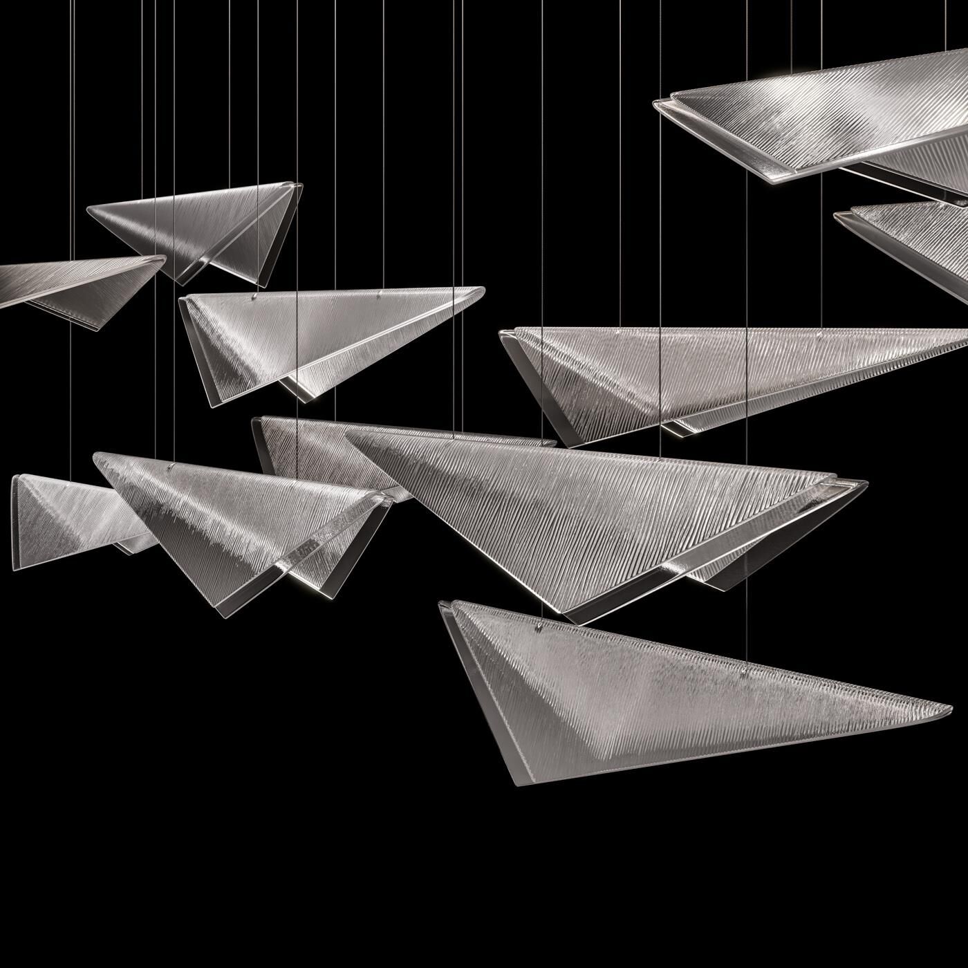 Volo 58 Inch Linear Suspension Light by Fine Art Handcrafted Lighting