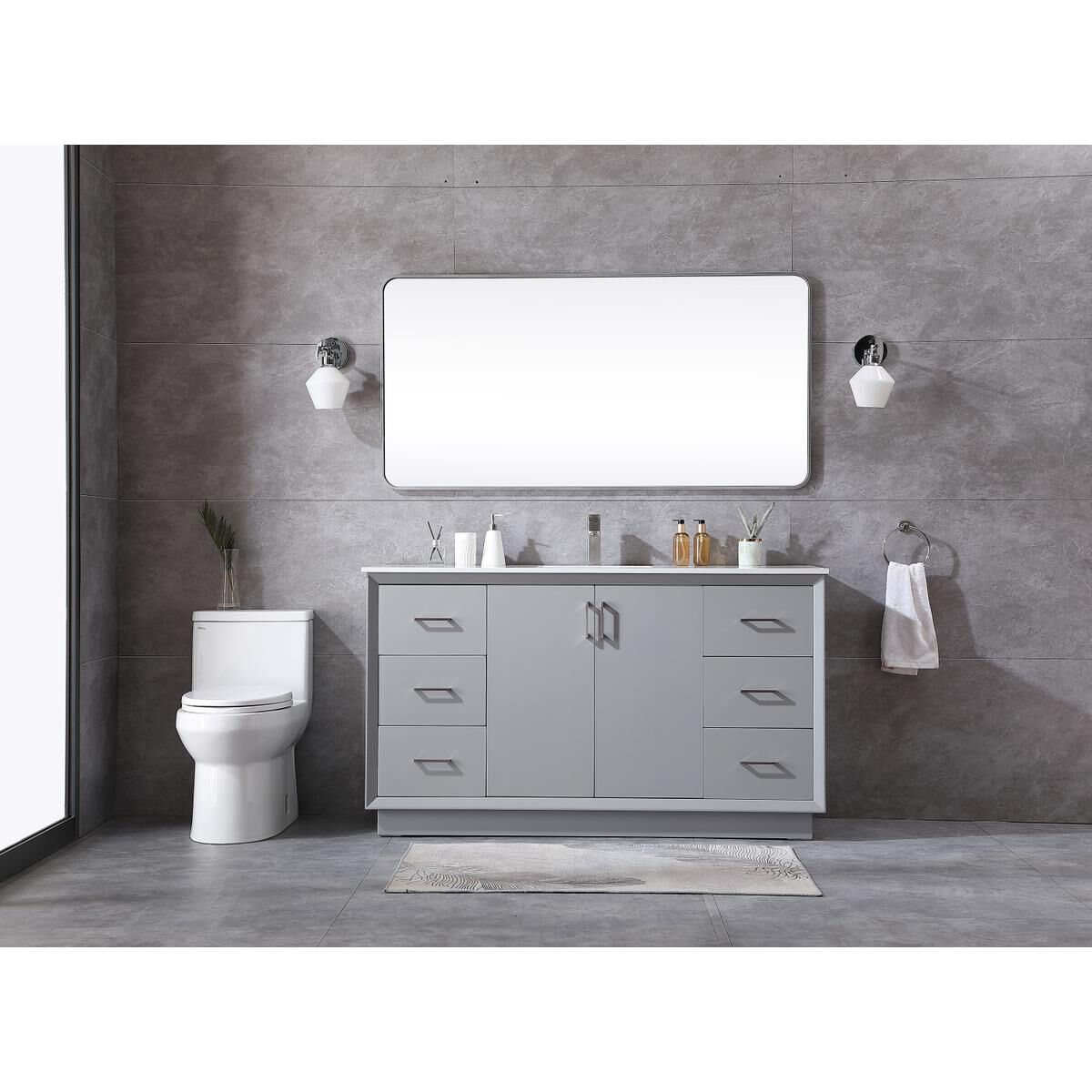 Hayes 60 Inch Bath Vanity by Elegant Decor