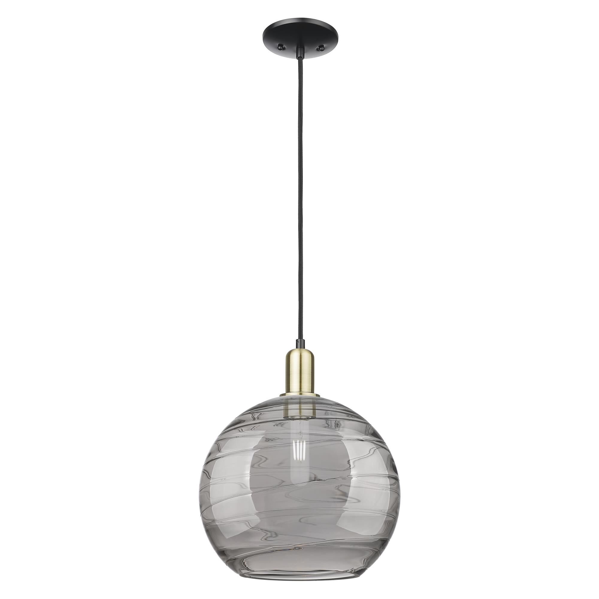 Bruno Marashlian Athens Deco Swirl 12 Inch Mini Pendant by Innovations Lighting