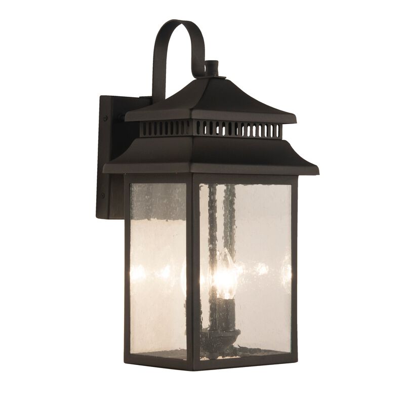 Crossbend 20 Inch Tall 3 Light Outdoor Wall Light by Craftmade