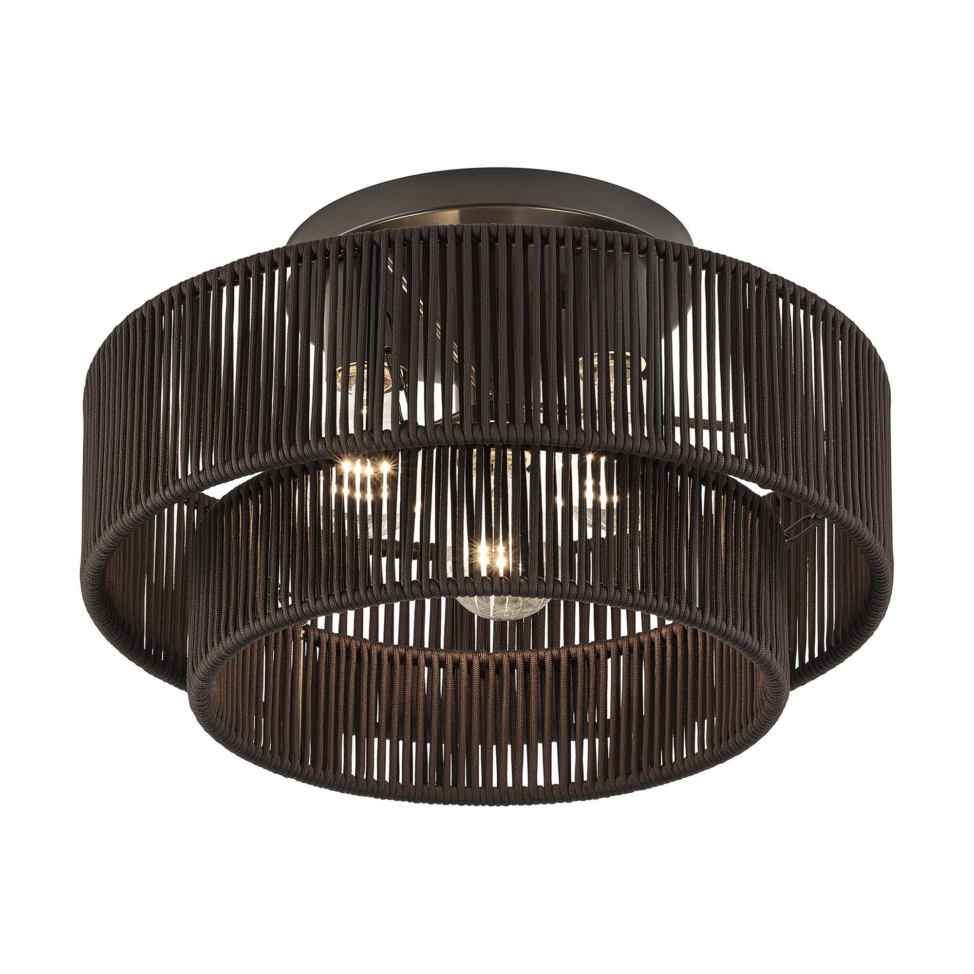 Acordia 15 Inch Semi Flush Mount by Livex Lighting