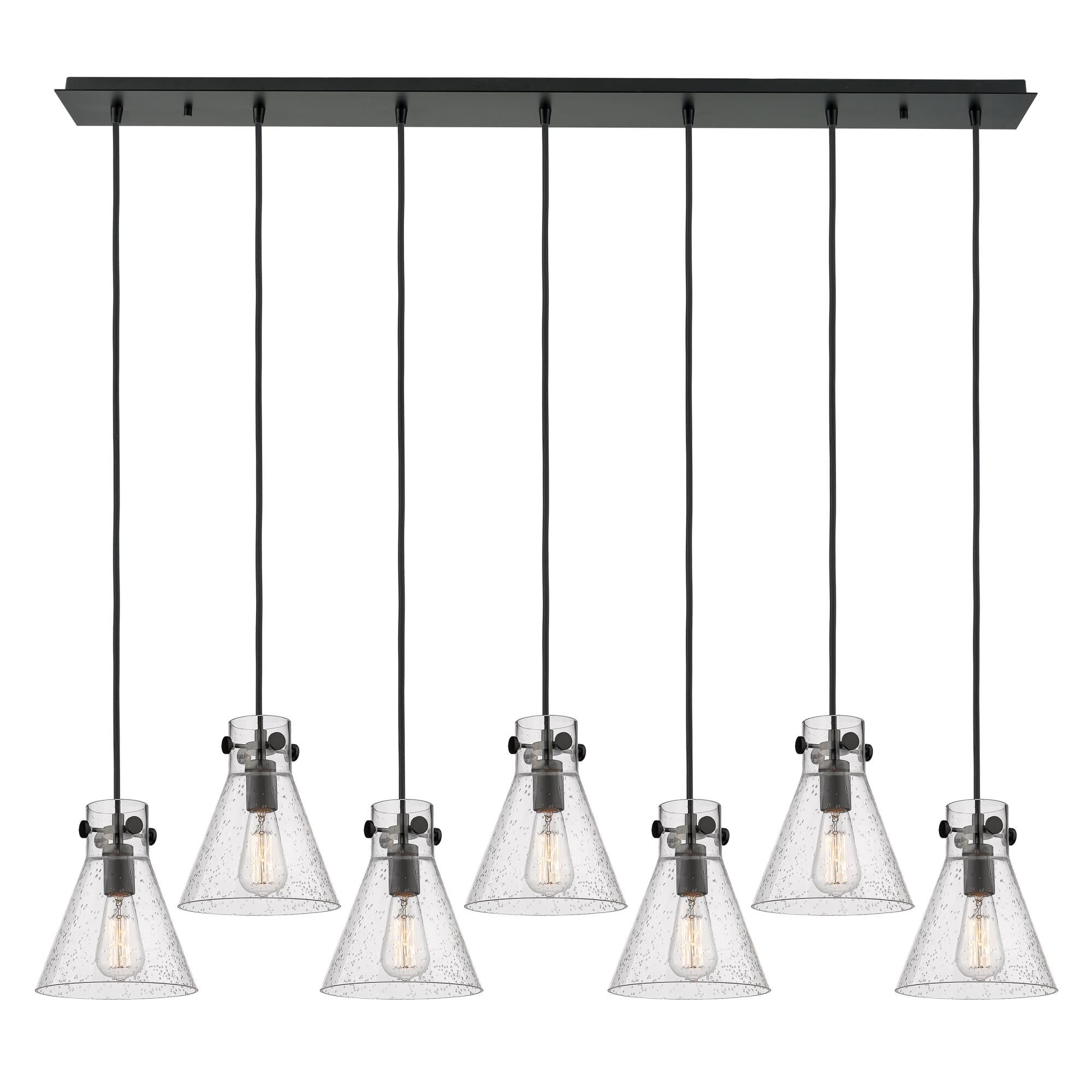 Bruno Marashlian Newton Cone 51 Inch 7 Light Linear Suspension Light by Innovations Lighting