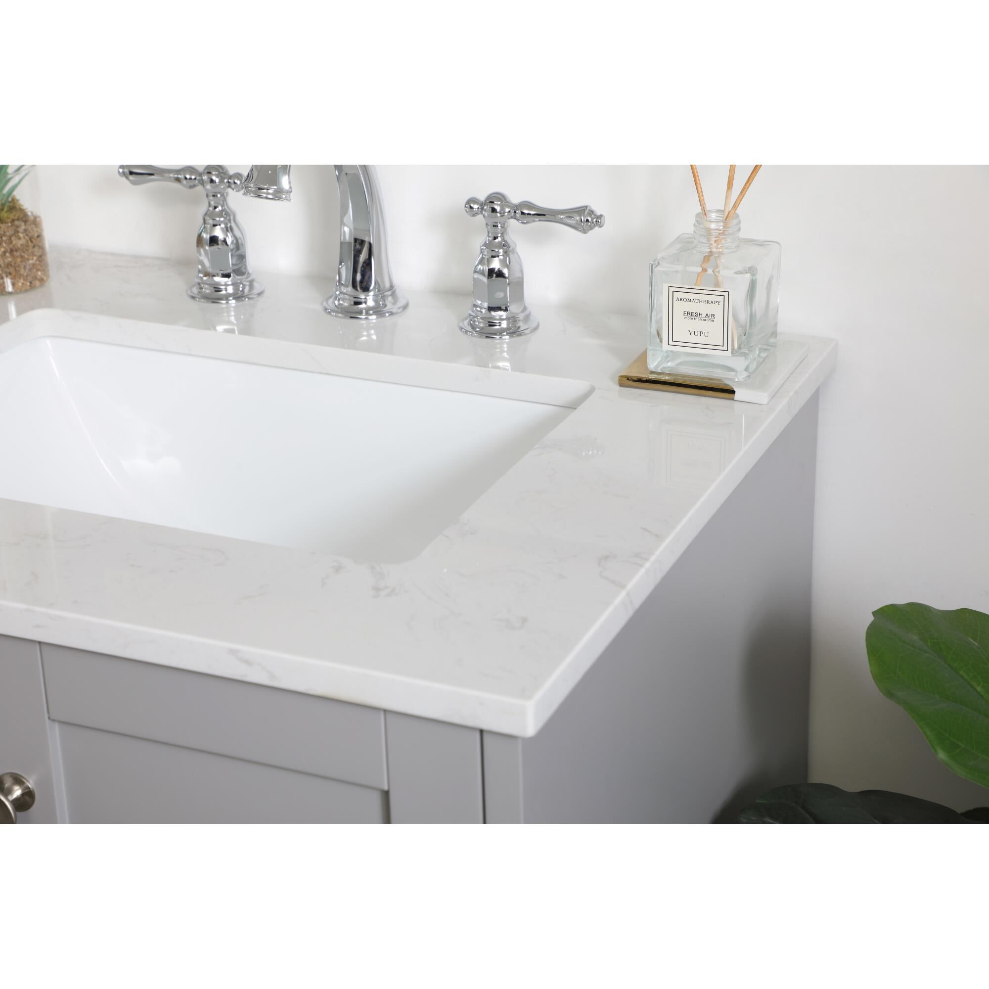 Shown in Grey finish