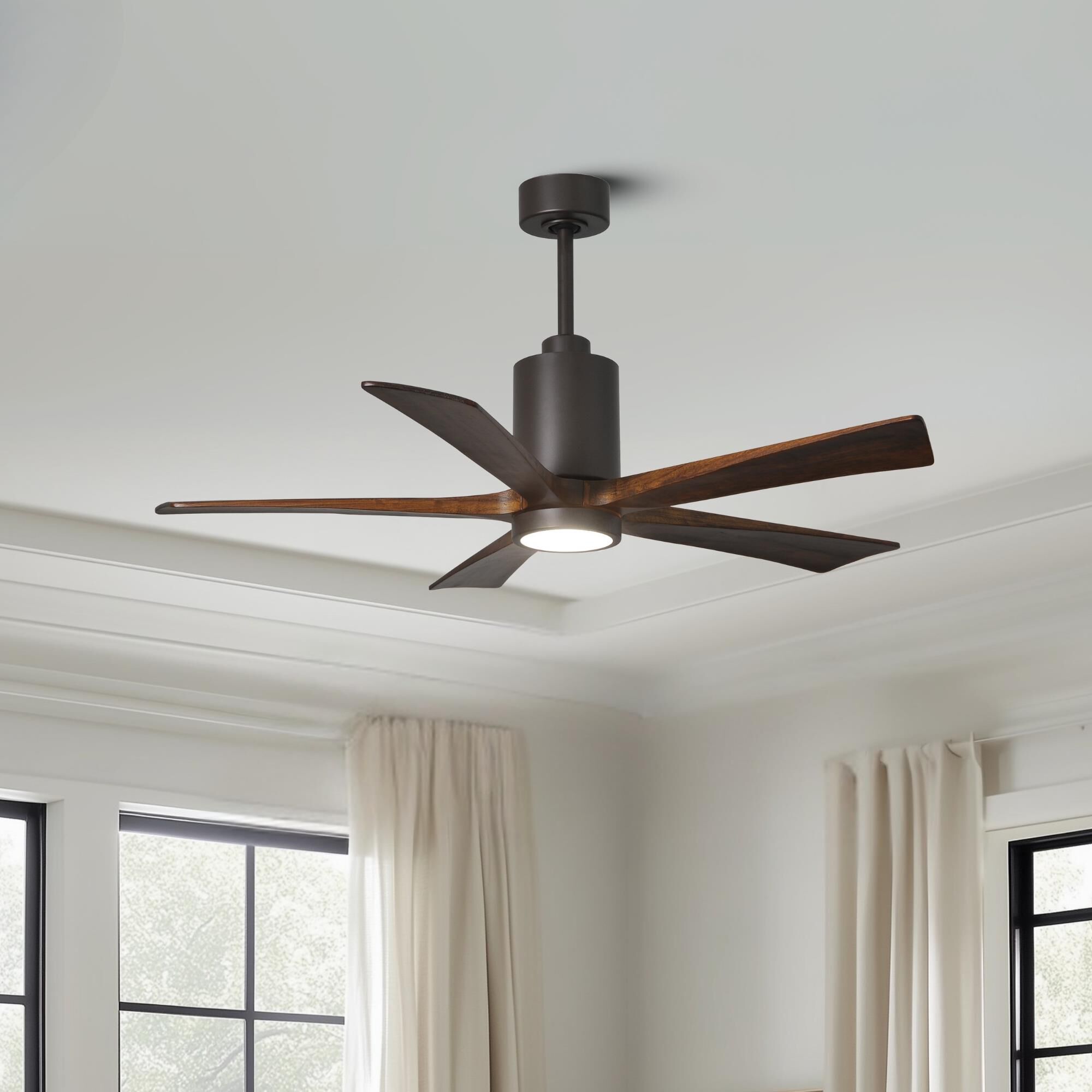 Patricia 52 Inch Ceiling Fan with Light Kit by Matthews Fan Company