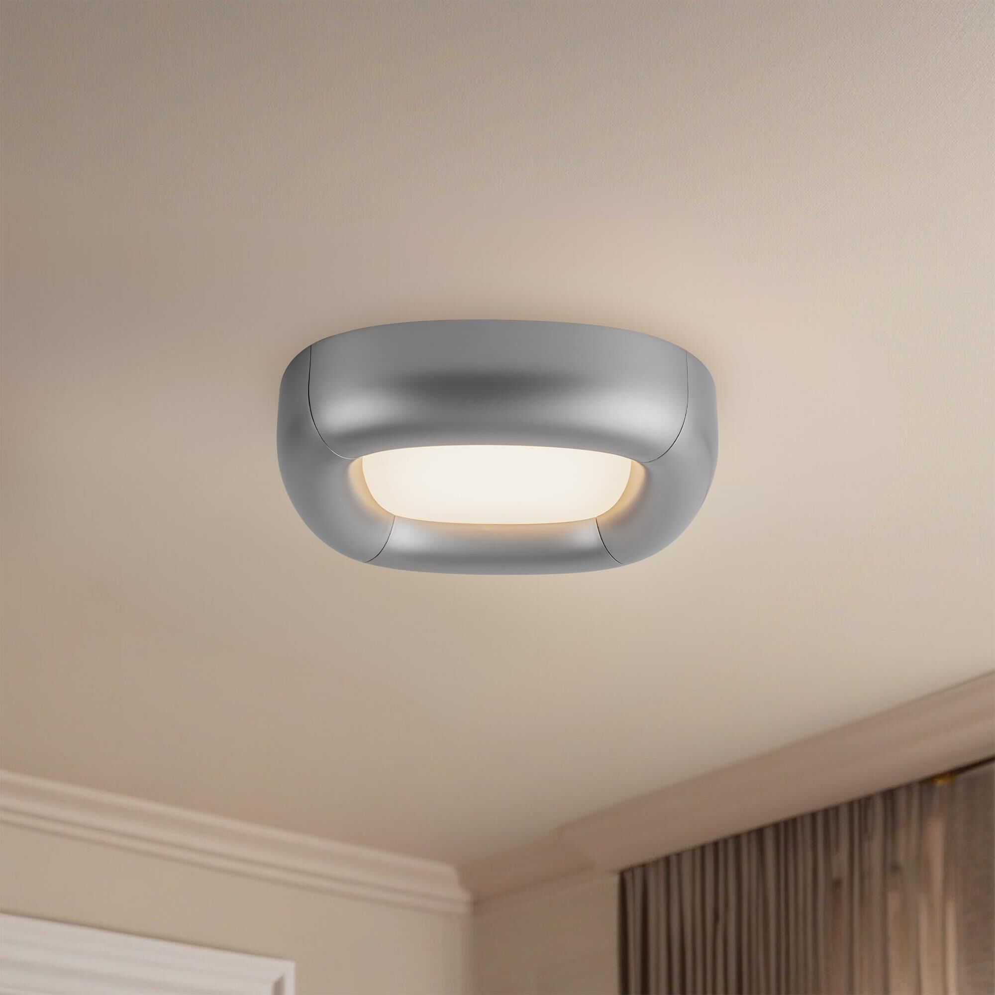 Shown in Space Gray finish and Frosted Acrylic Diffuser glass