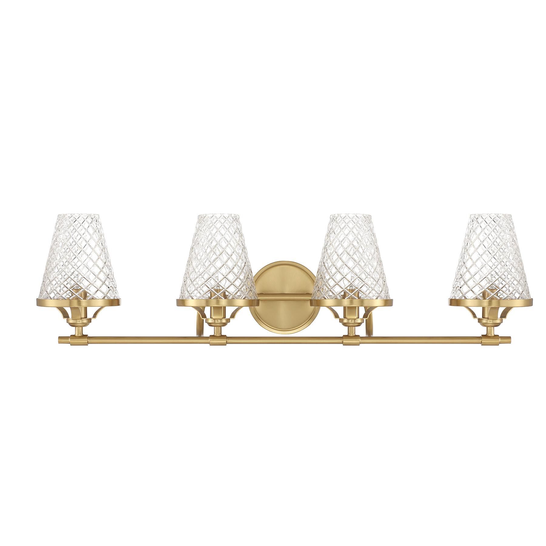 Candler 32 Inch 4 Light Bath Vanity Light by Savoy House
