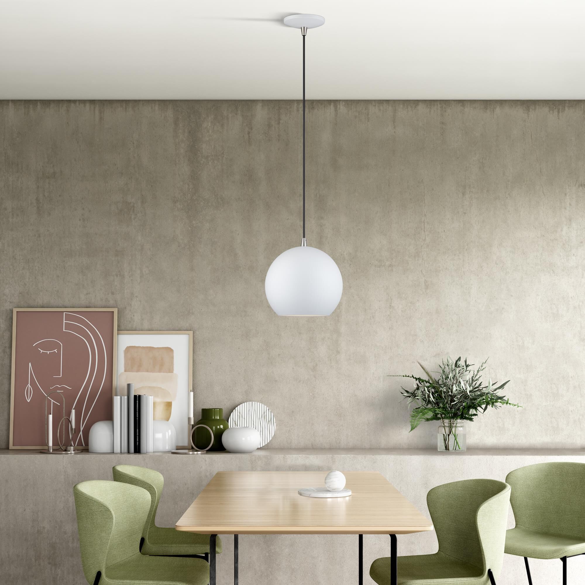 Kuppola 9 Inch Mini Pendant by Livex Lighting