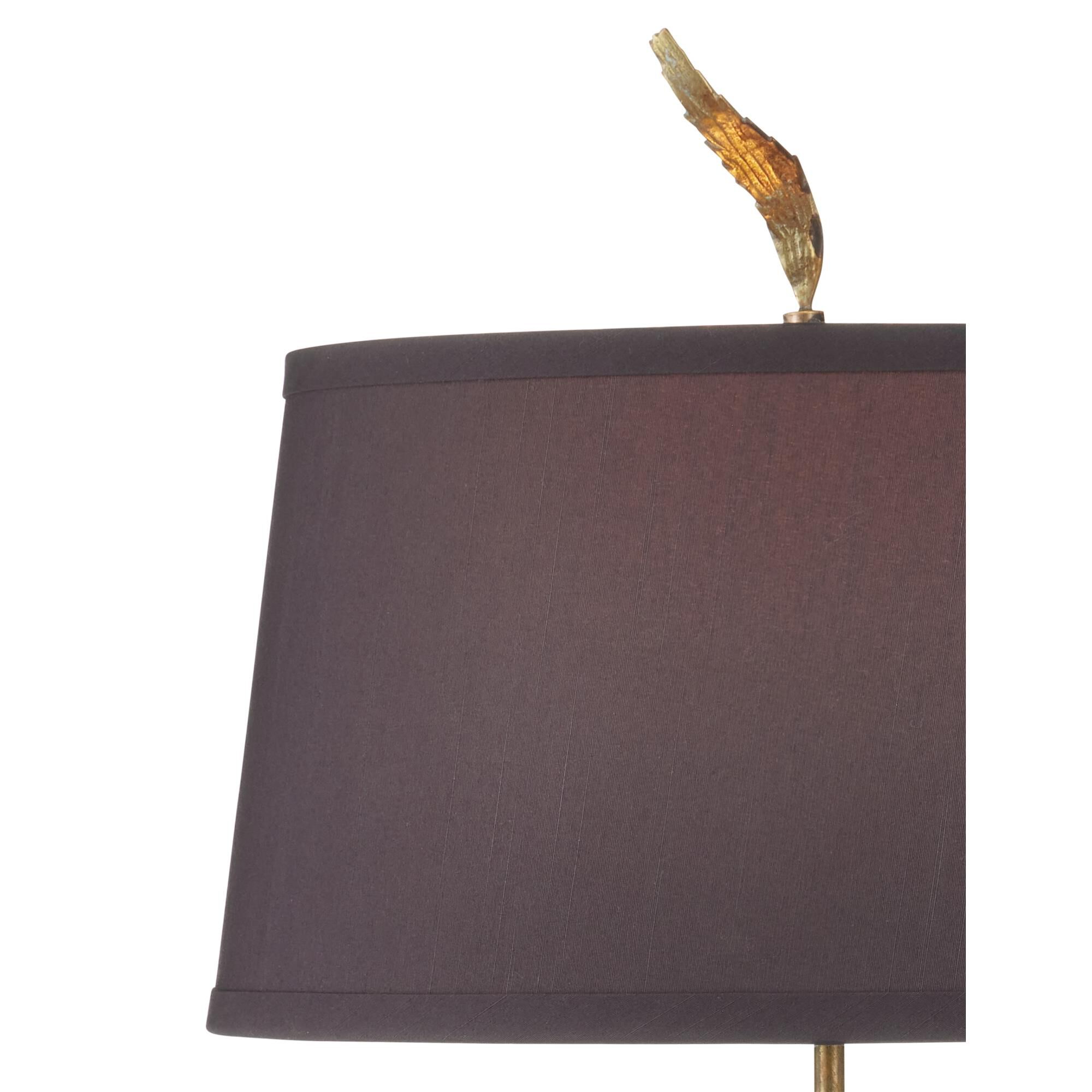 Shown in Verdigris and Black finish and Black Polyester shade