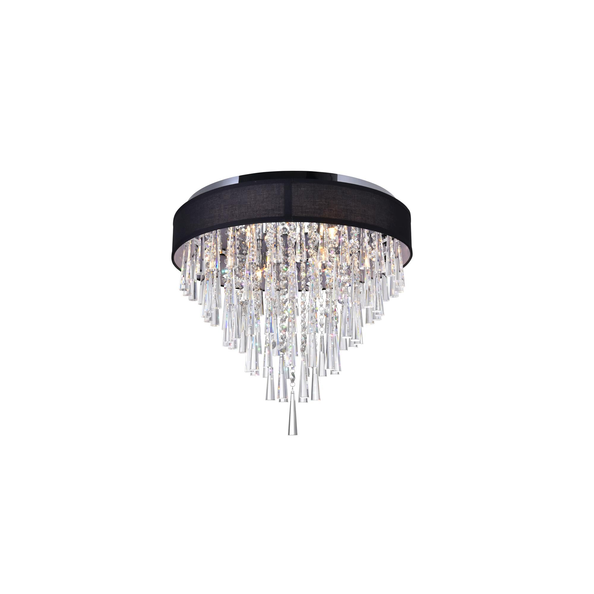 Franca 22 Inch 8 Light Flush Mount by CWI Lighting