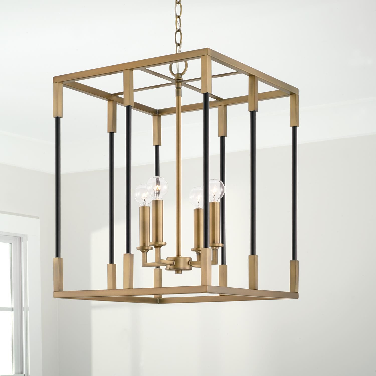 Bleeker 16 Inch Cage Pendant by Capital Lighting Fixture Company