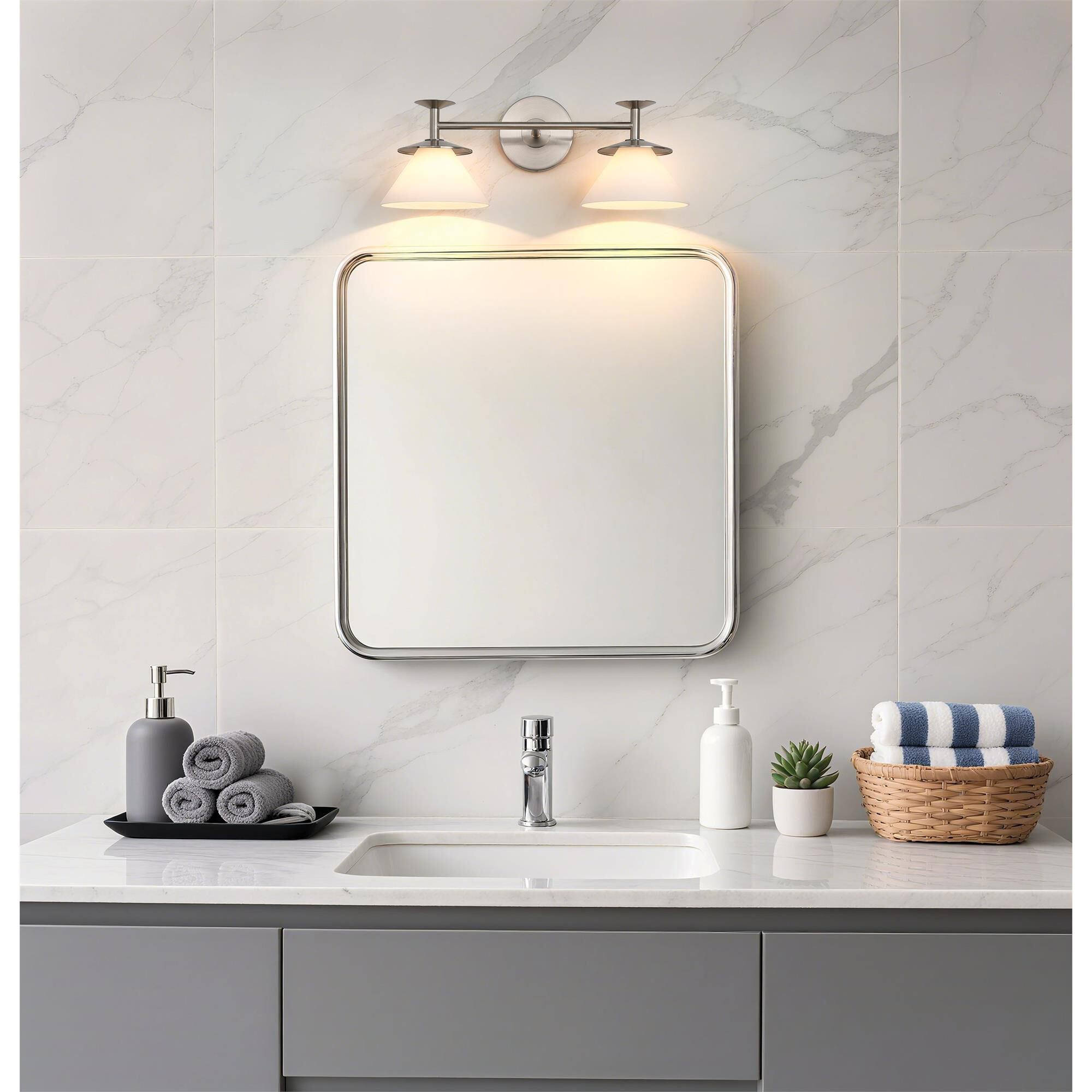 Tremolo Bath Vanity Light by Eglo Lighting