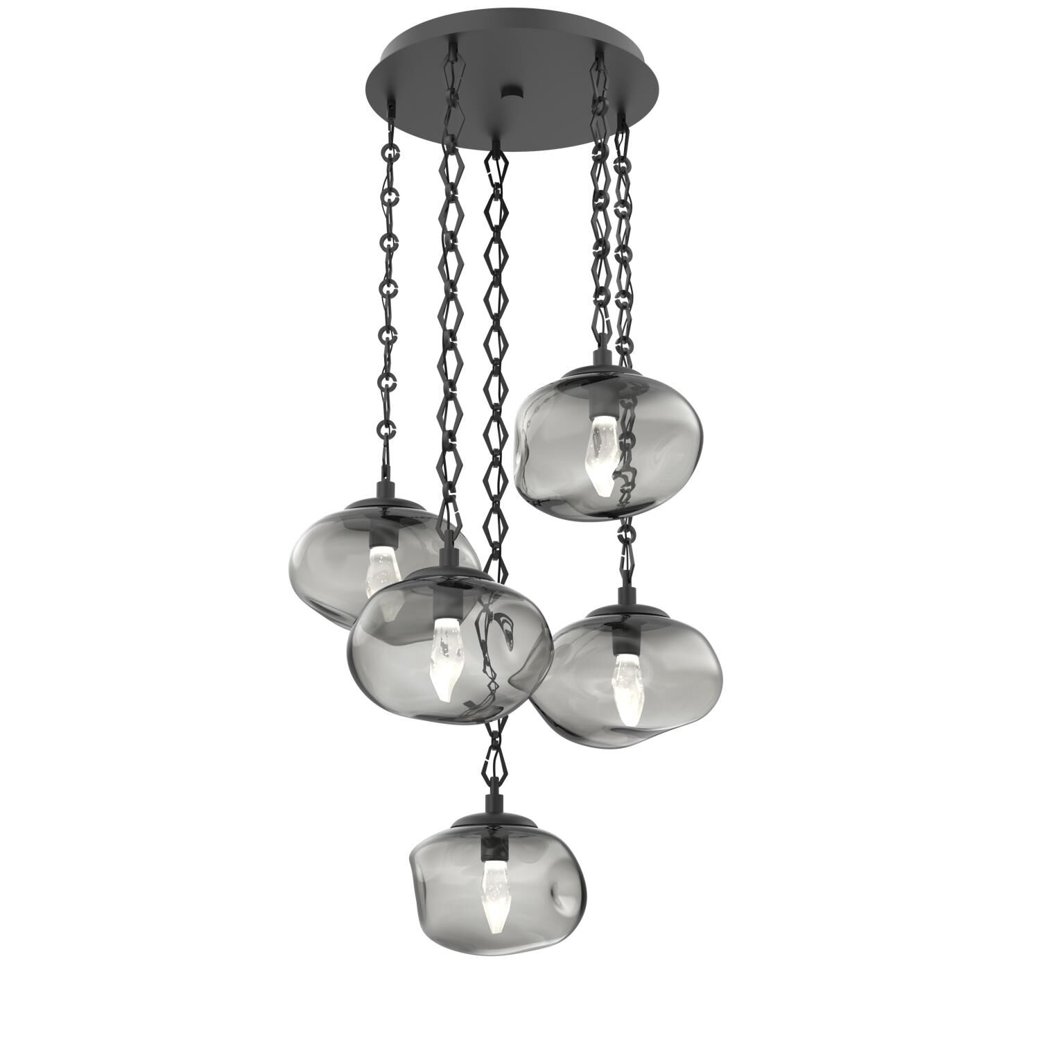 Levi Wilson Nova Led 24 Inch Multi Light Pendant by Hammerton Studio