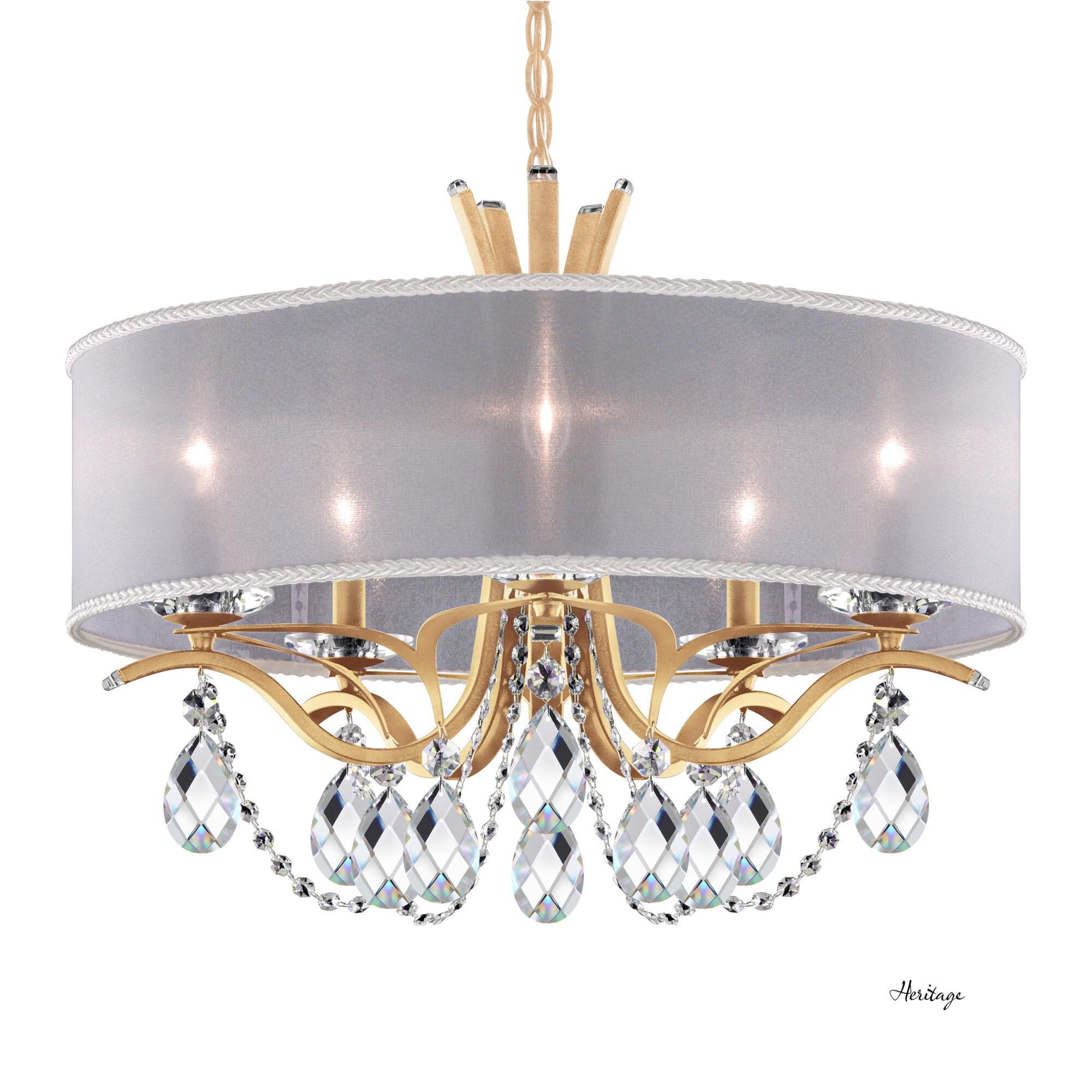Vesca 24 Inch 5 Light Chandelier by Schonbek