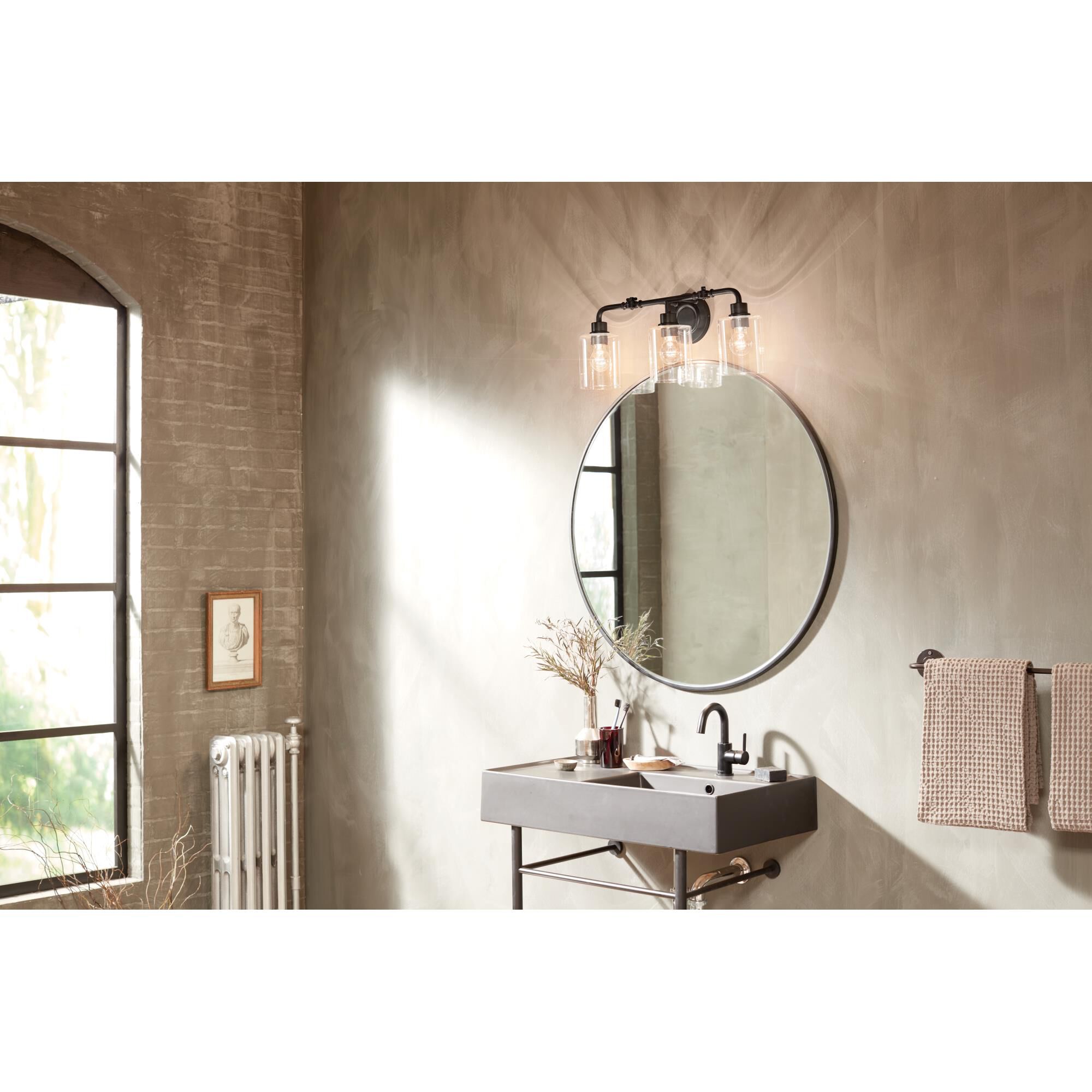 Gunnison 24 Inch 3 Light Bath Vanity Light by Kichler Lighting